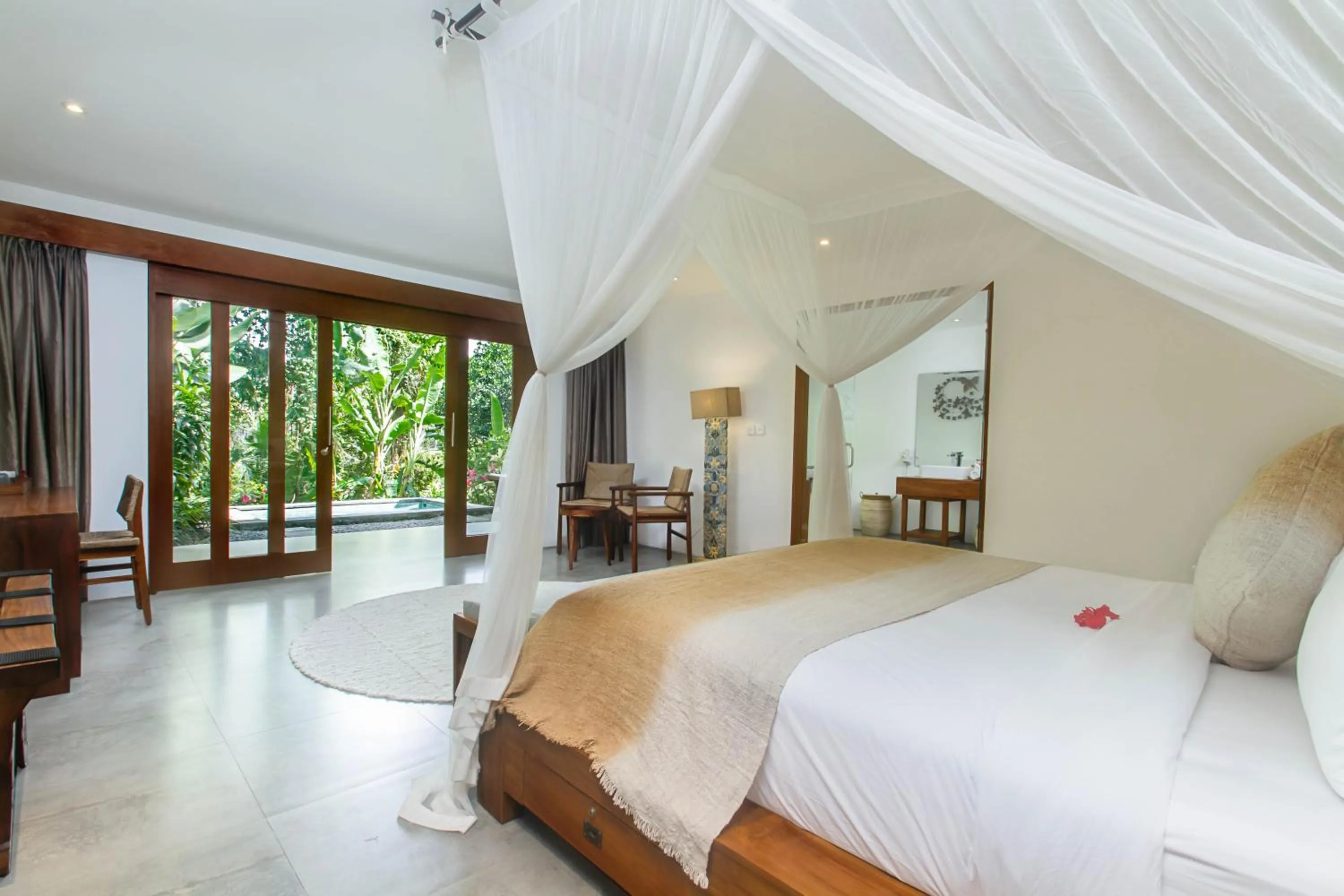 Bed in The Hidden Paradise Ubud - CHSE Certified