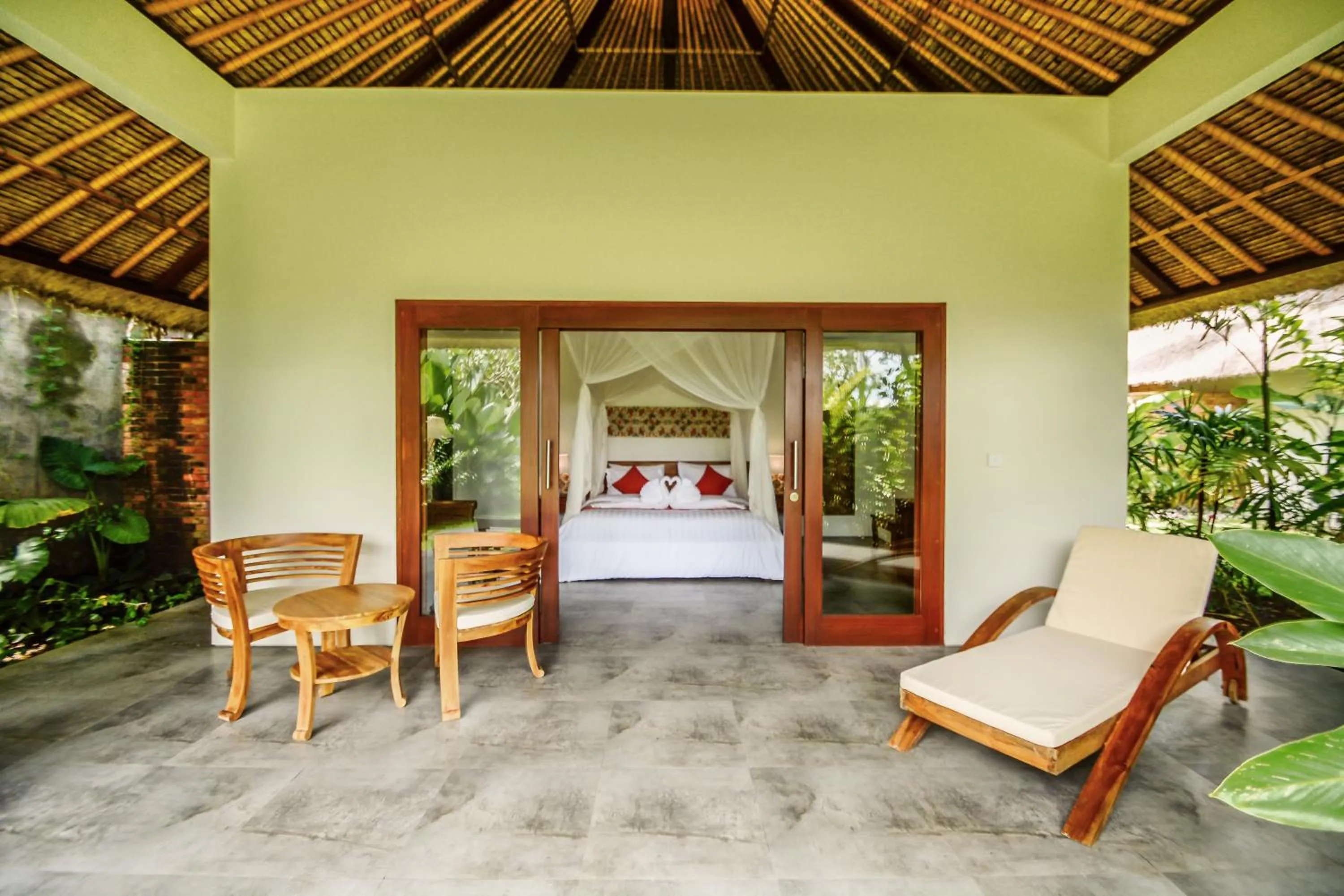 Patio in The Hidden Paradise Ubud - CHSE Certified