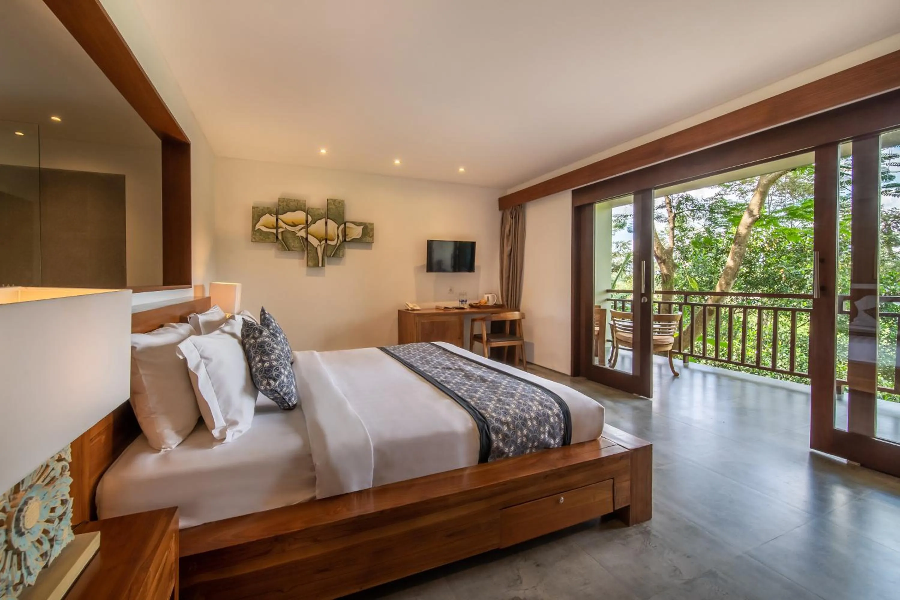 Bed in The Hidden Paradise Ubud - CHSE Certified