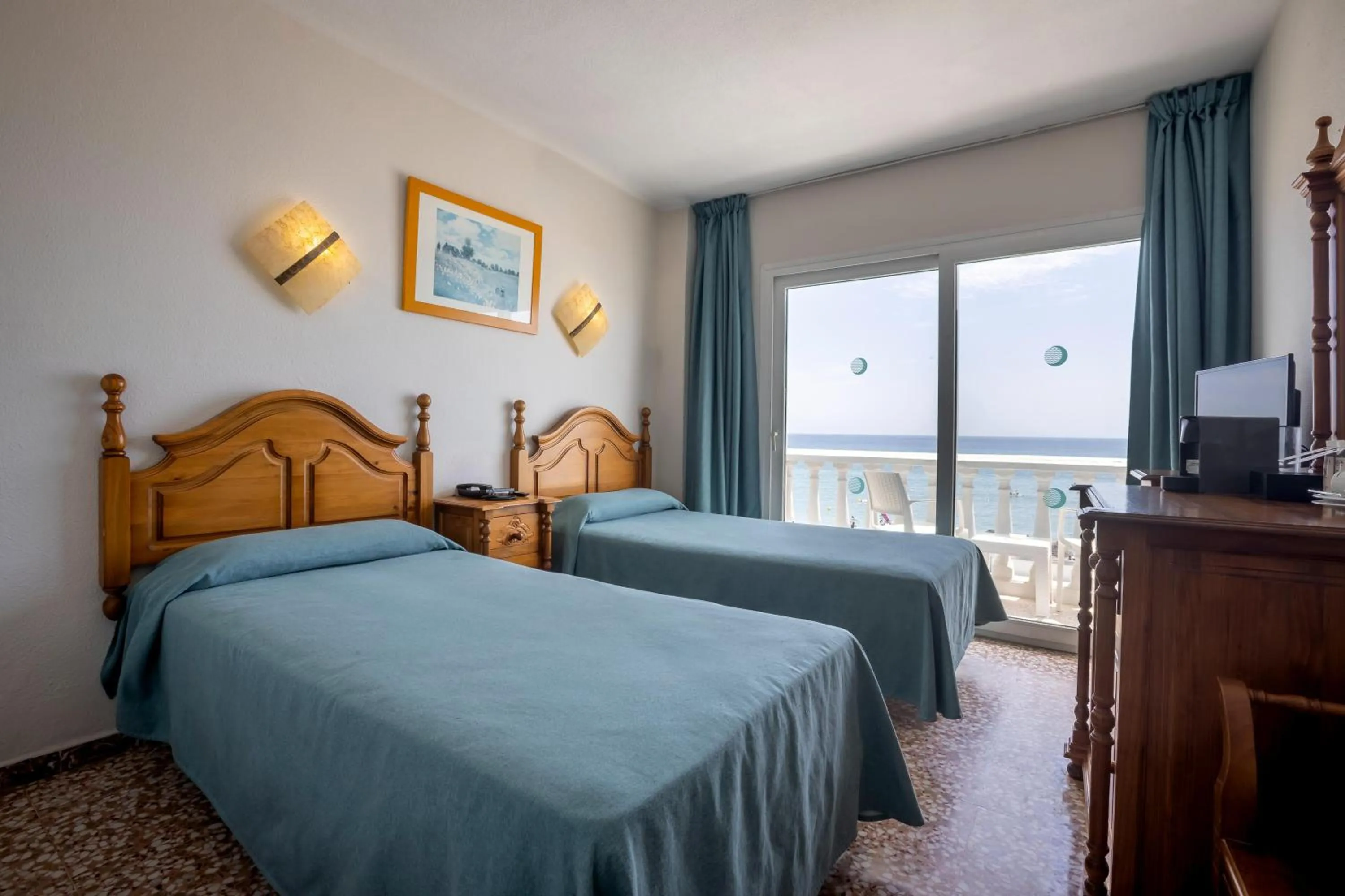 Bed in Hotel Moon Dreams Mediterráneo