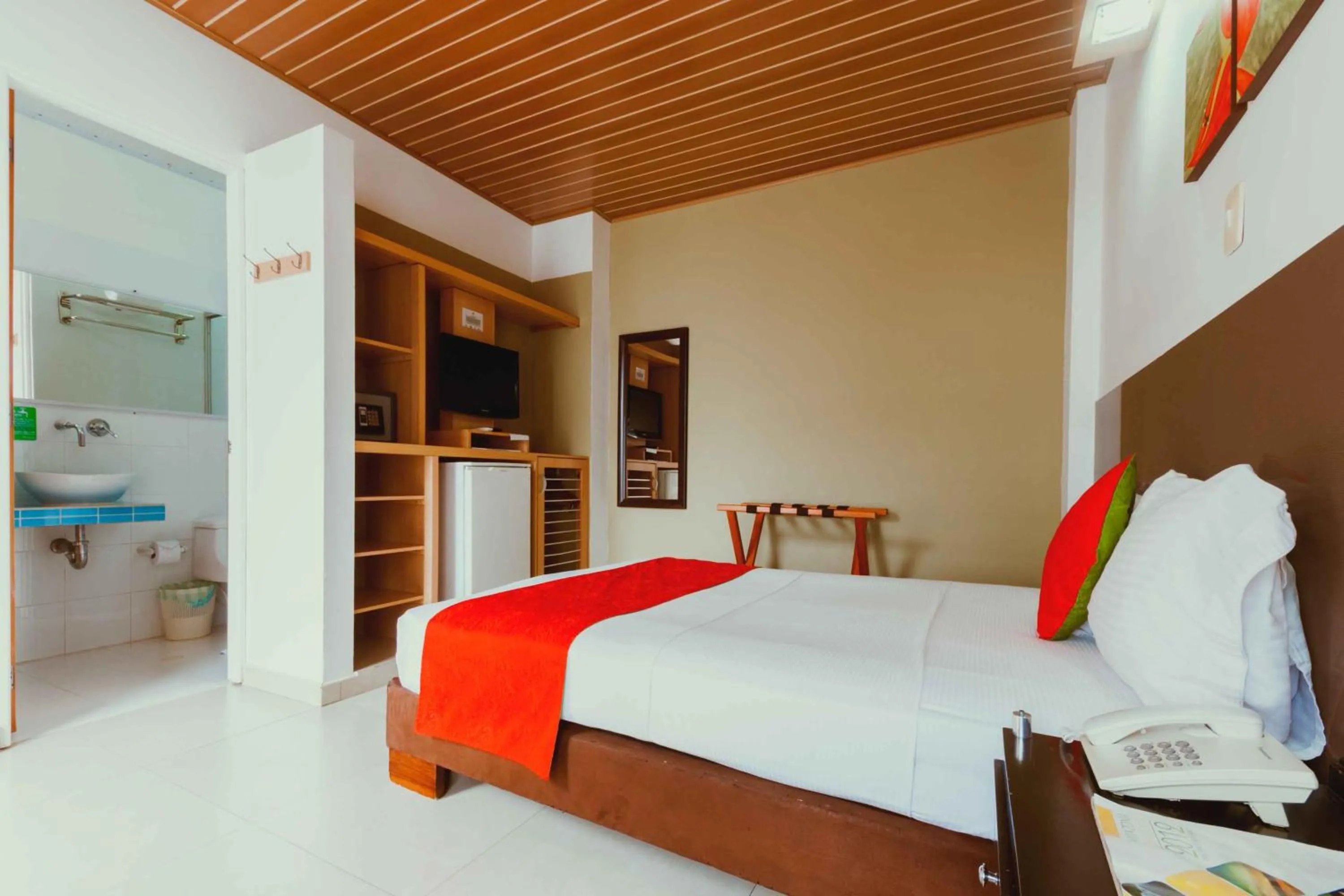 Bed in Waira Suites