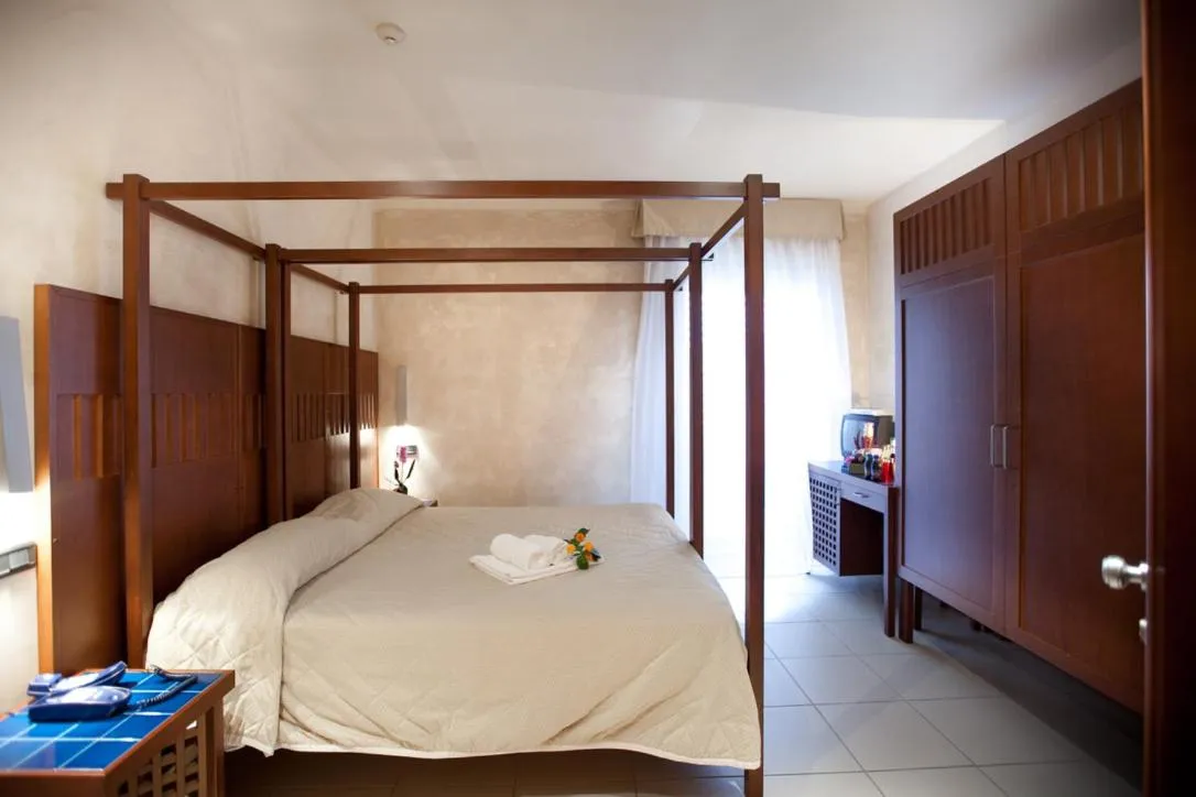 Bed in Hotel Canguro