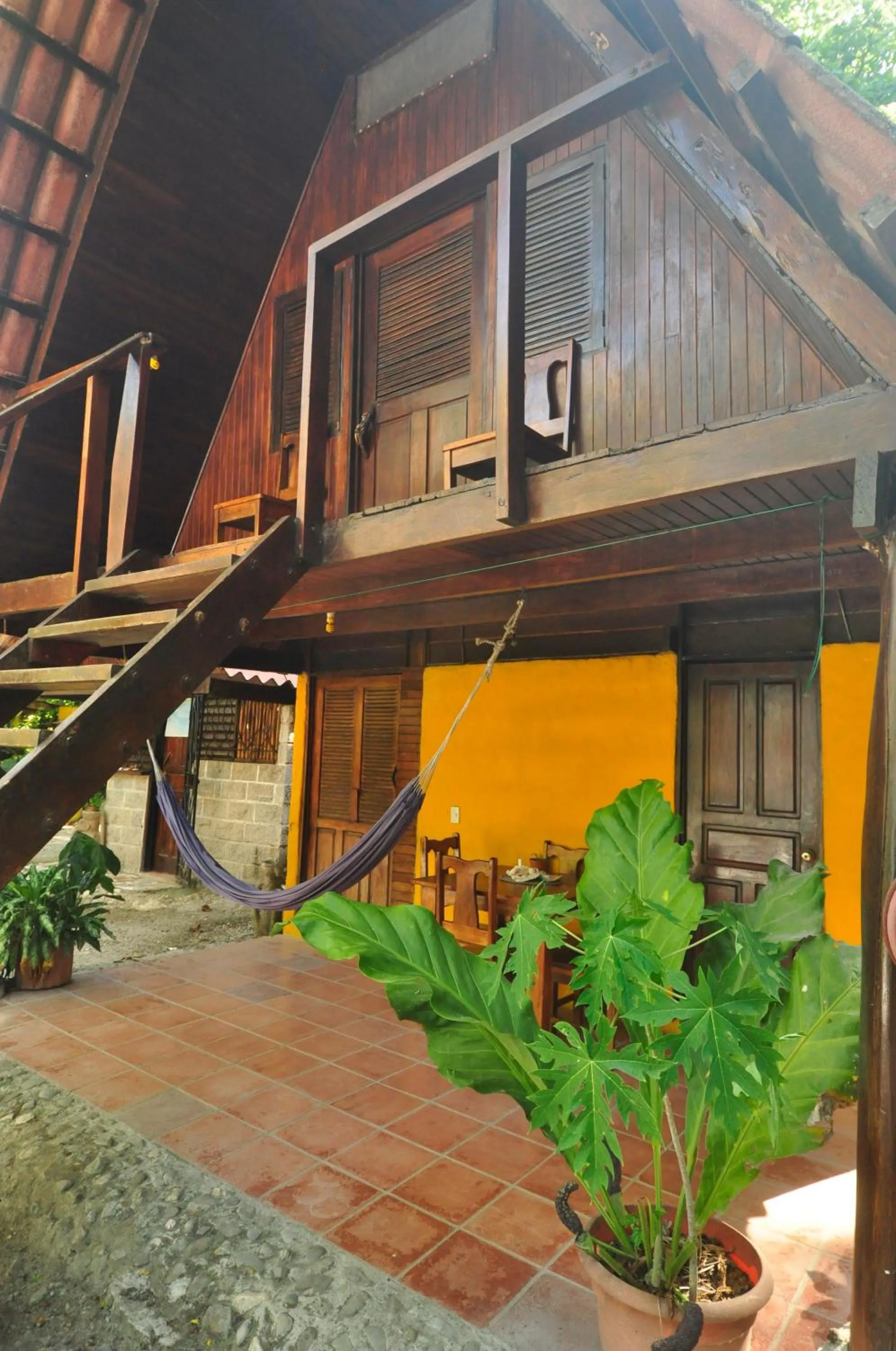 Patio in Howler Monkey Hotel