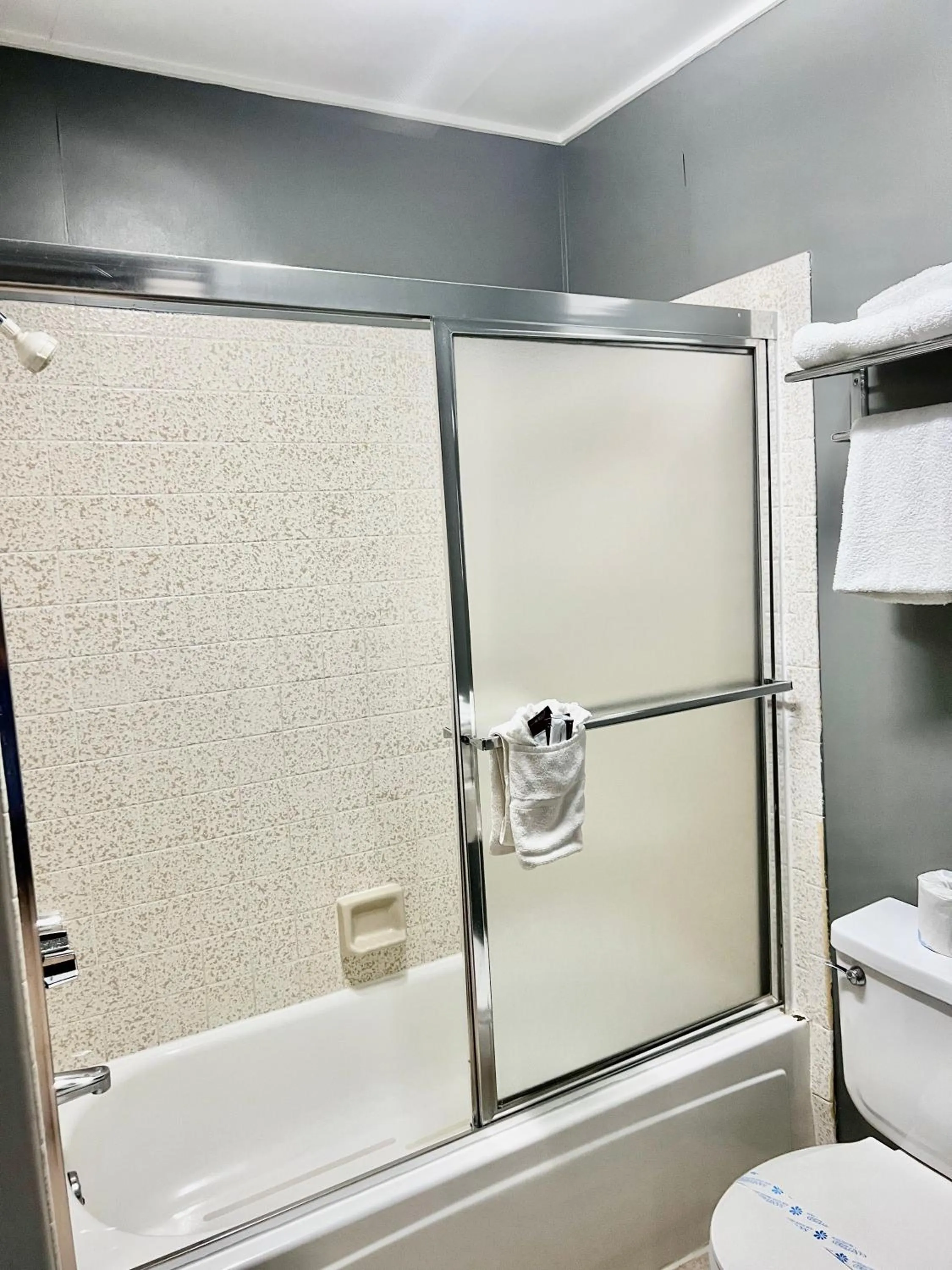 Bathroom in Palace Motel DEQUEEN