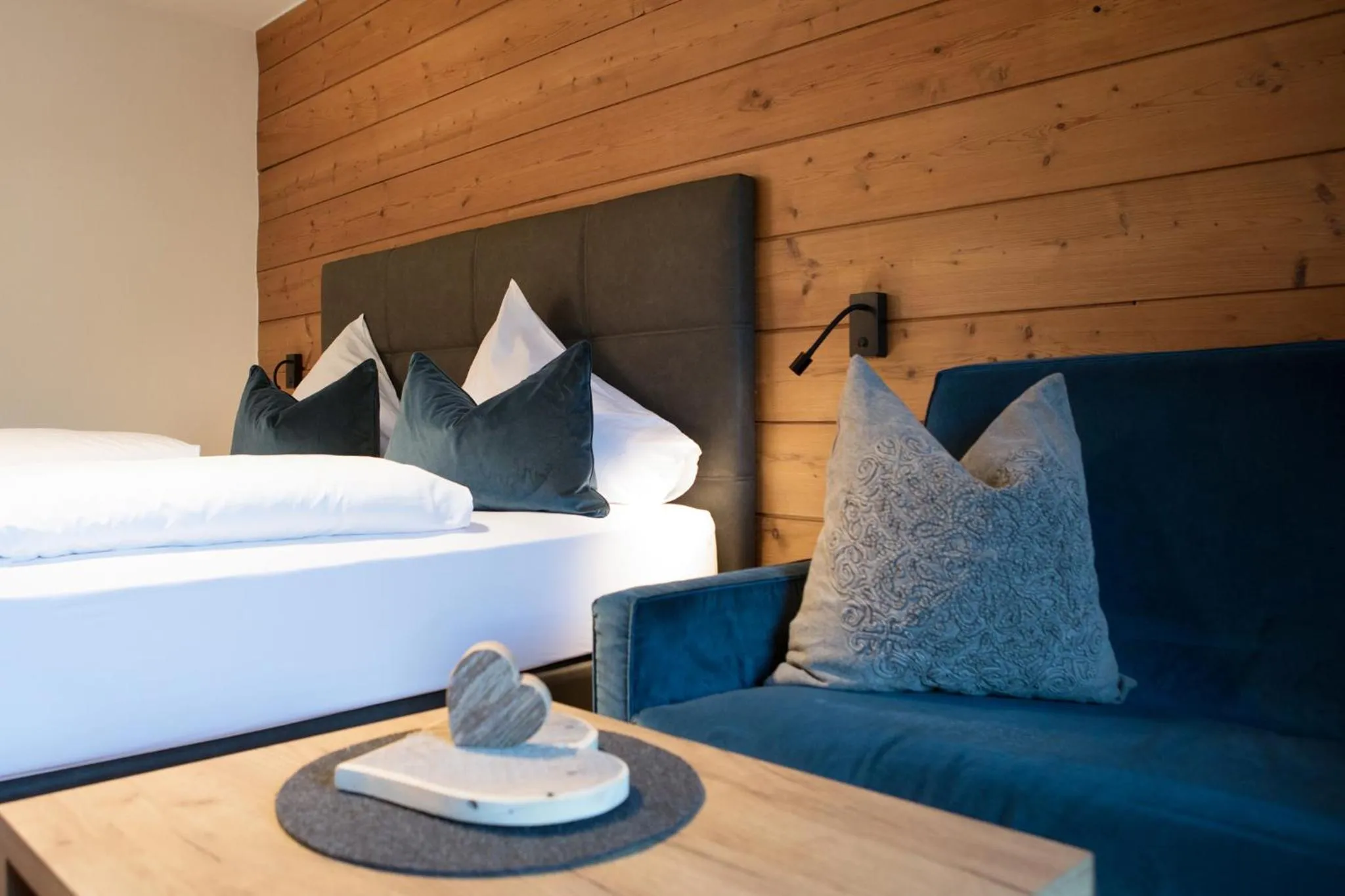 Bedroom, Bed in Hotel Stubai