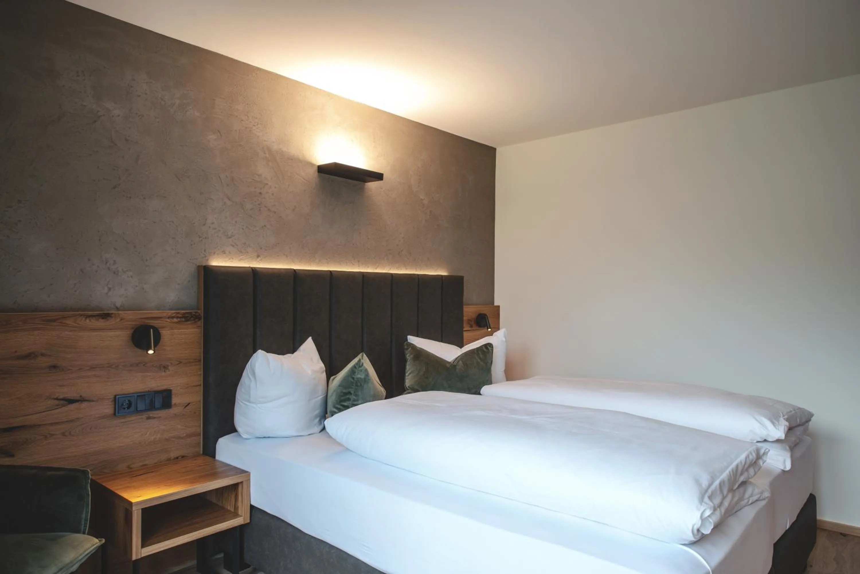 Bedroom, Bed in Hotel Stubai