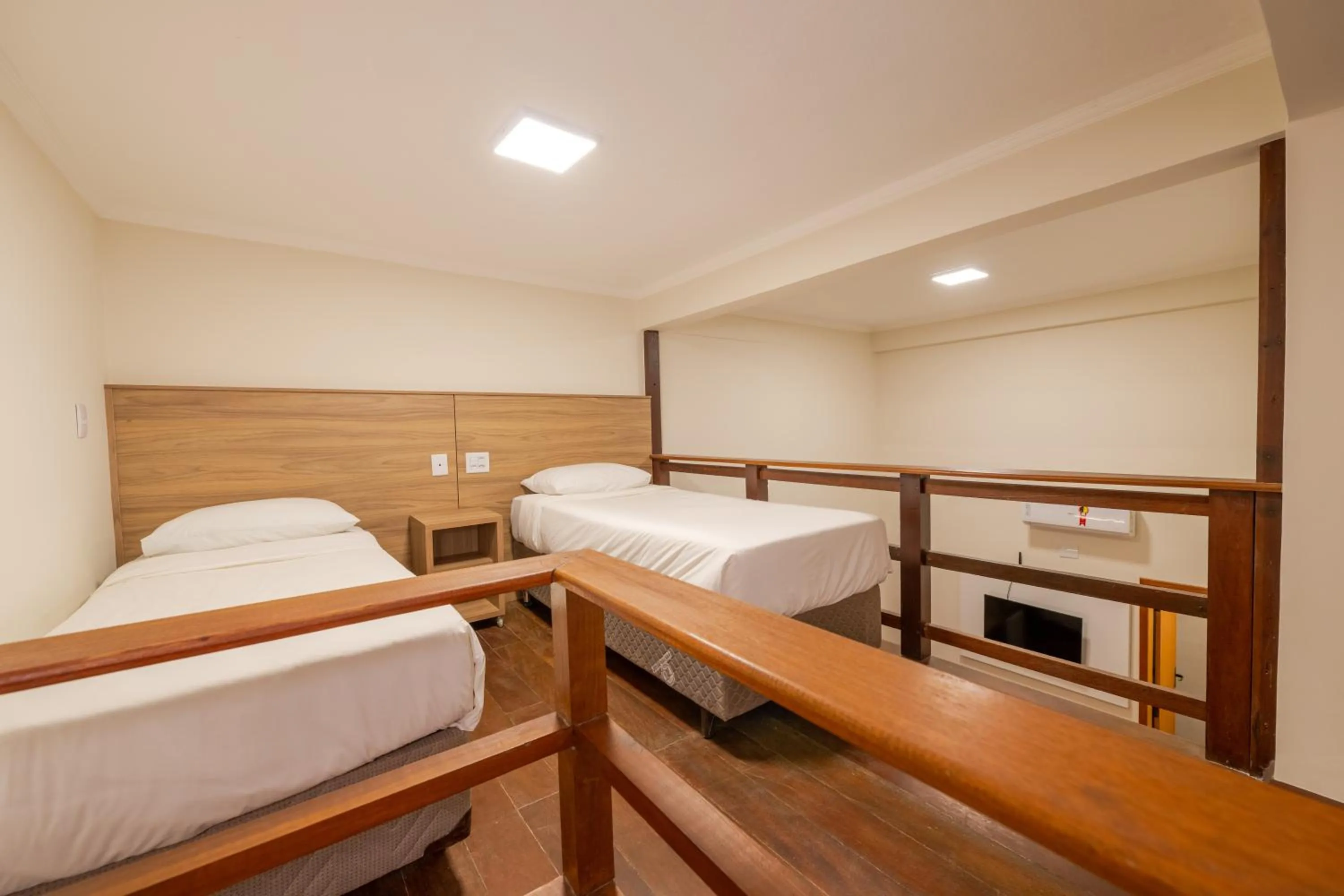 Bed in Vektor Hotéis - Unidade Mariana