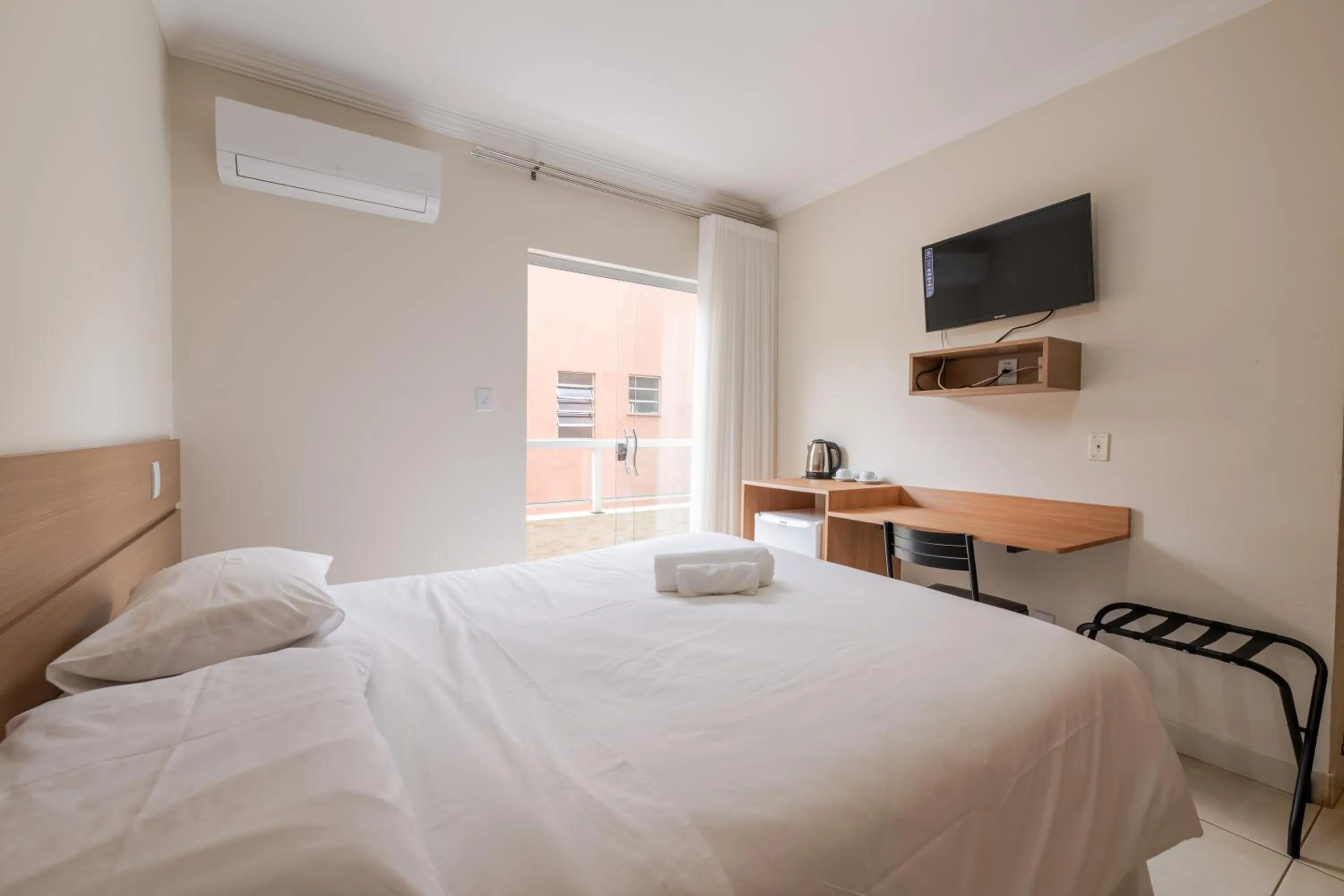 Bed in Vektor Hotéis - Unidade Mariana