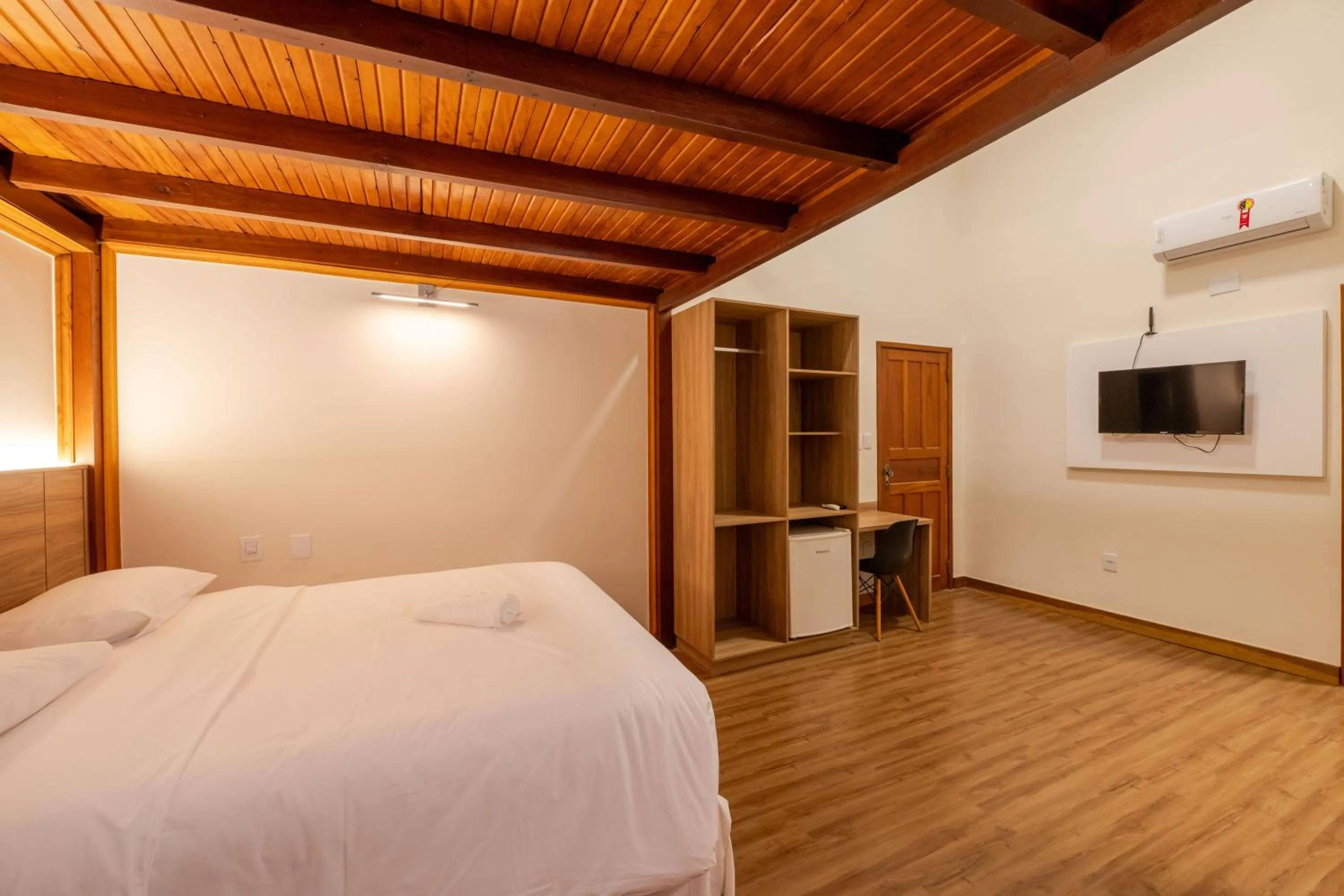 Bed in Vektor Hotéis - Unidade Mariana