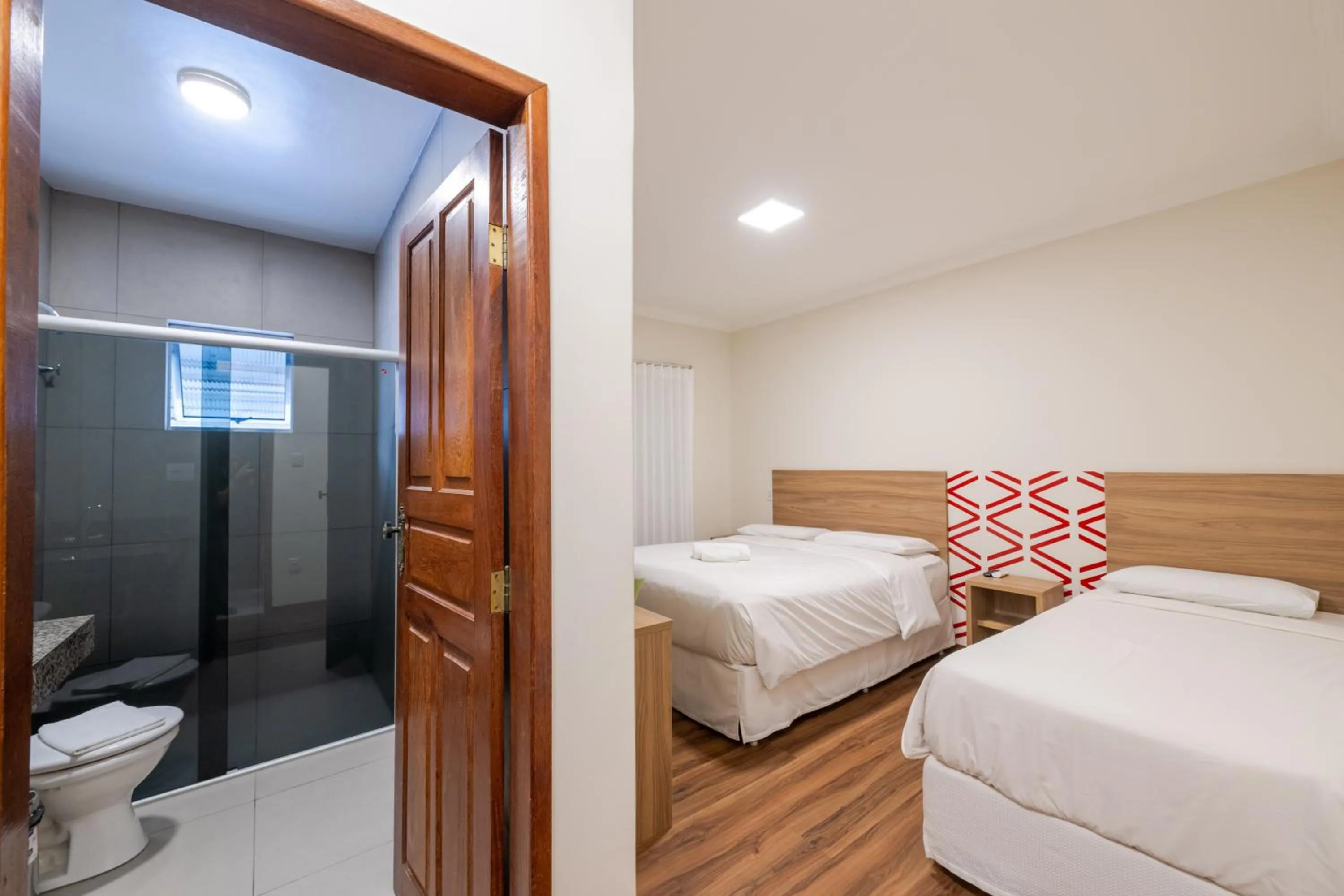 Bed in Vektor Hotéis - Unidade Mariana