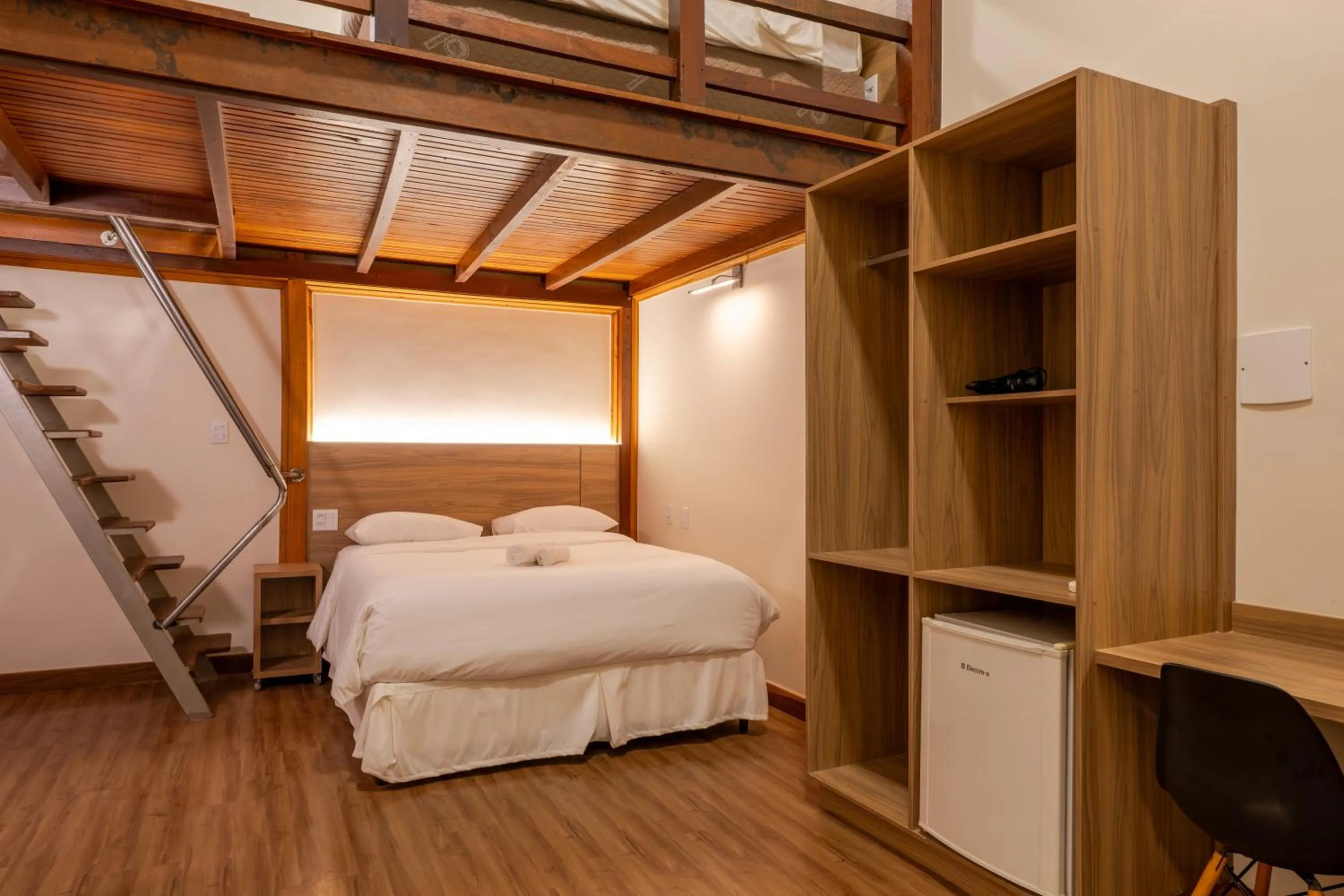 Bed in Vektor Hotéis - Unidade Mariana