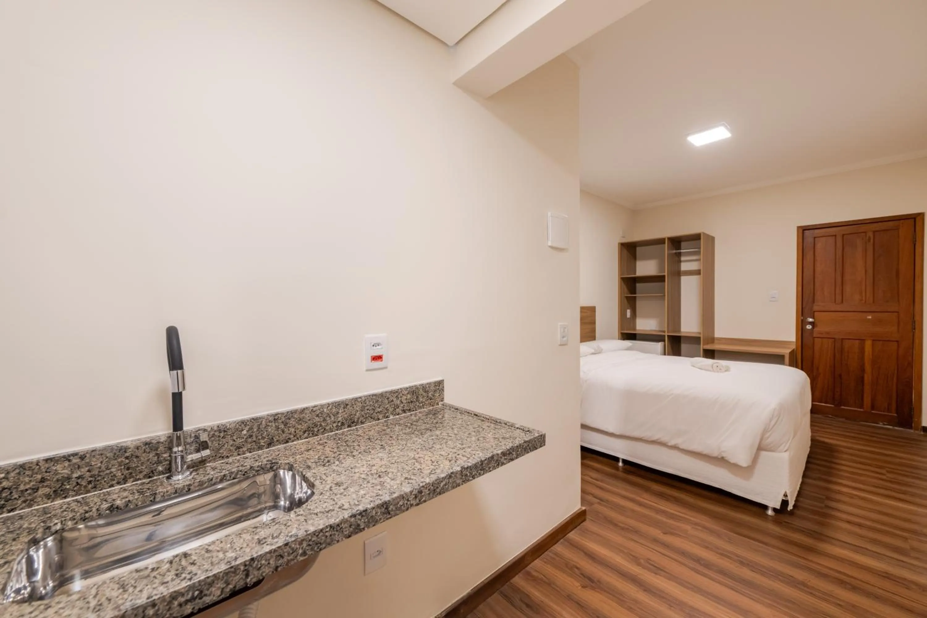 Bed in Vektor Hotéis - Unidade Mariana