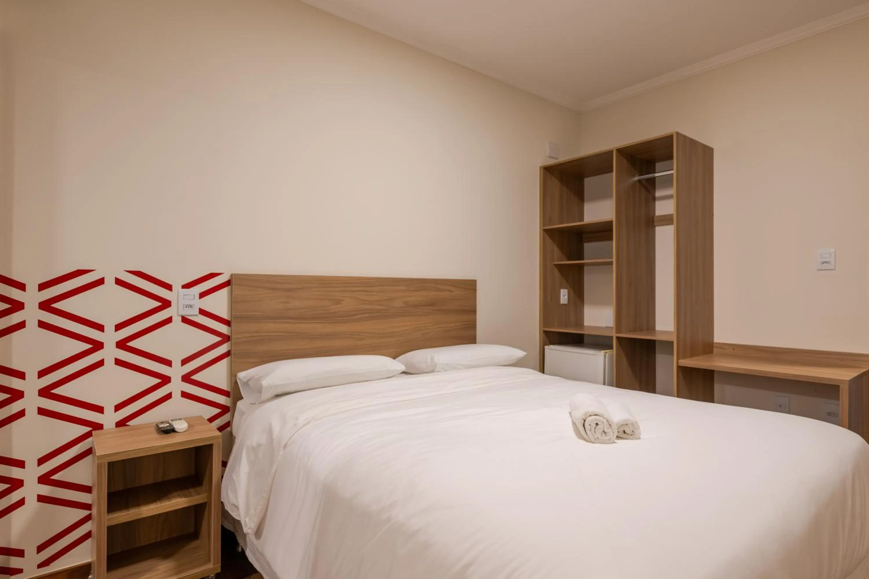 Bed in Vektor Hotéis - Unidade Mariana