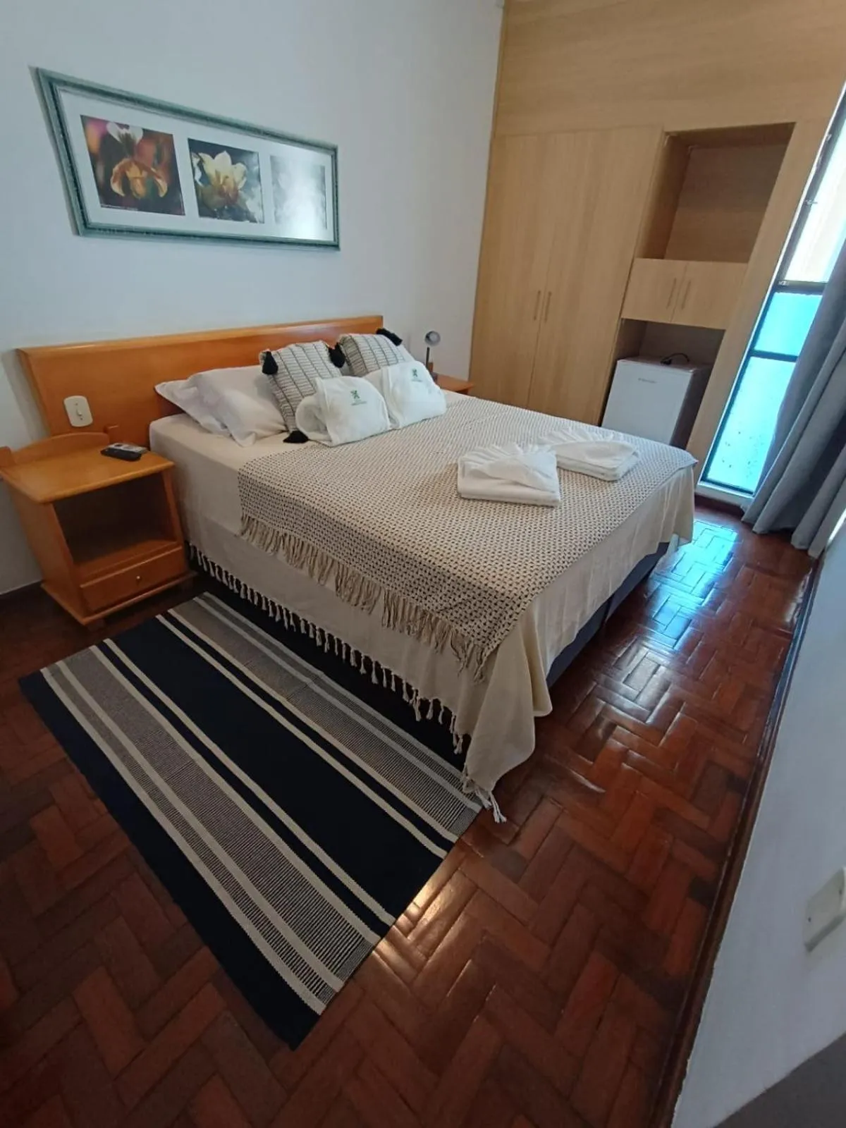 Bed in Hotel Verdes Mares