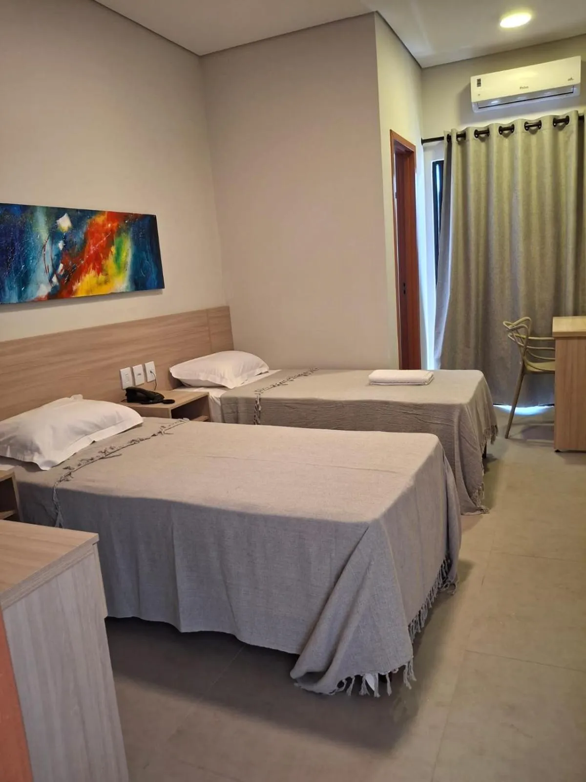 Bed in Hotel Verdes Mares