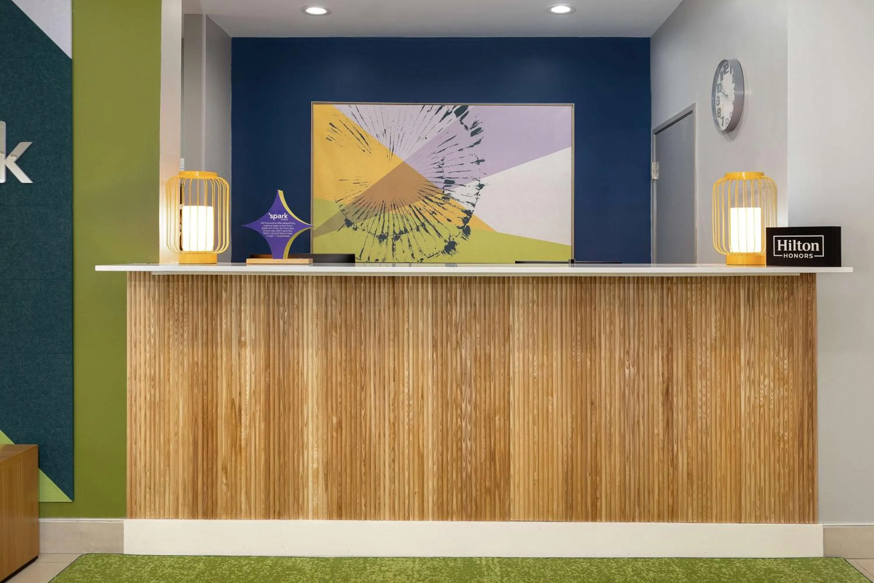 Lobby or reception in Spark By Hilton Evansville East, In