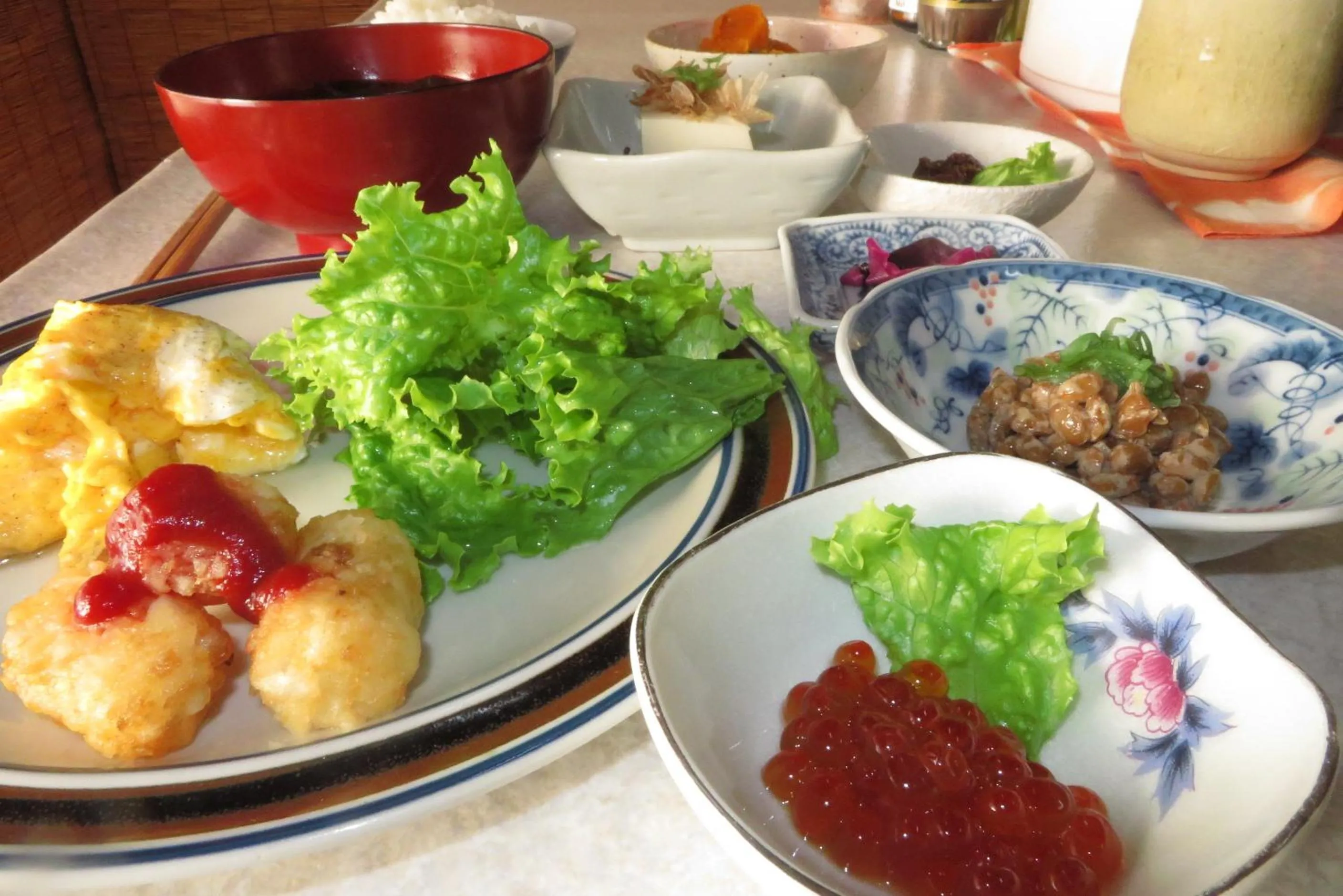 Food close-up in Traveler's Inn Asanebo