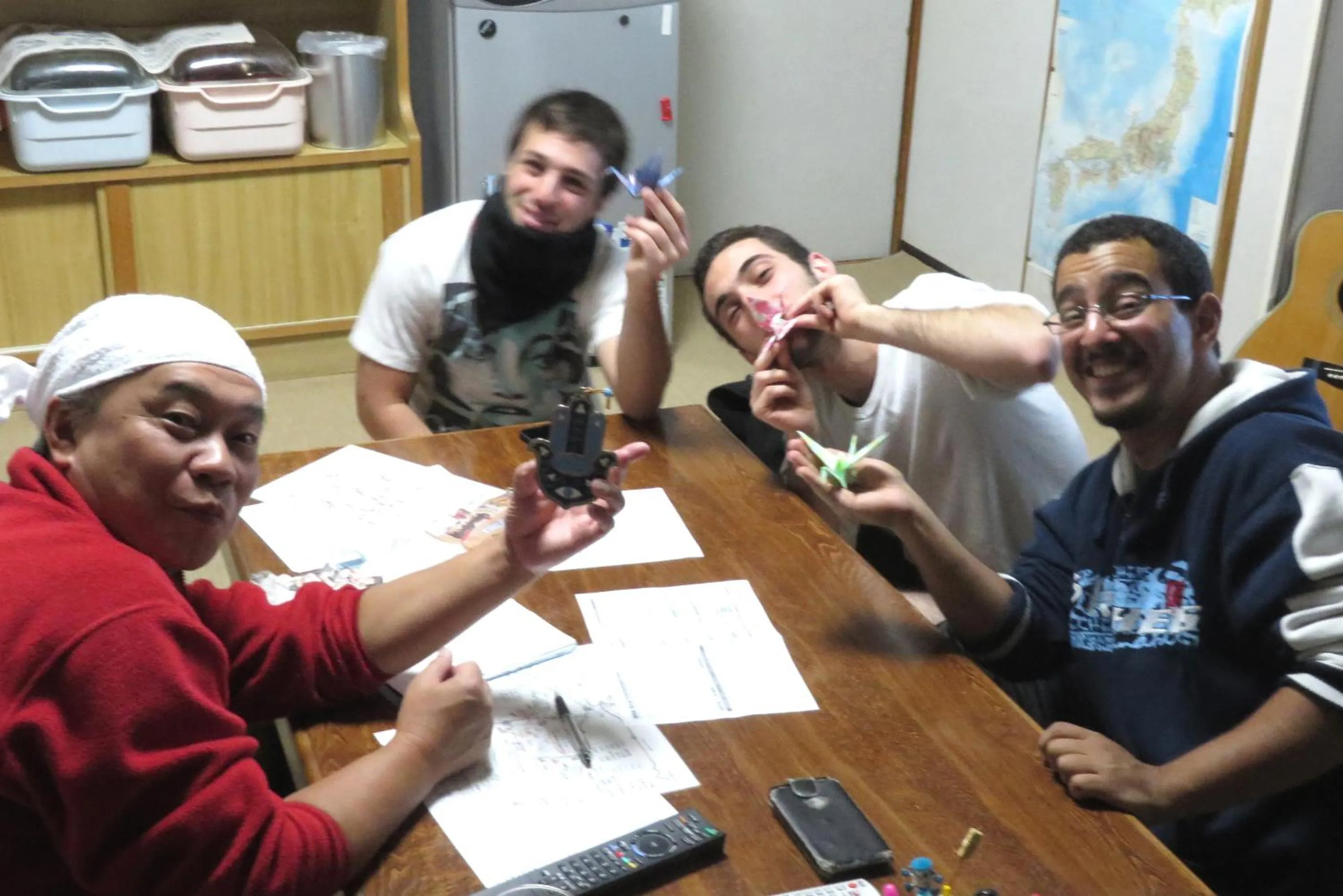 Guests in Traveler's Inn Asanebo