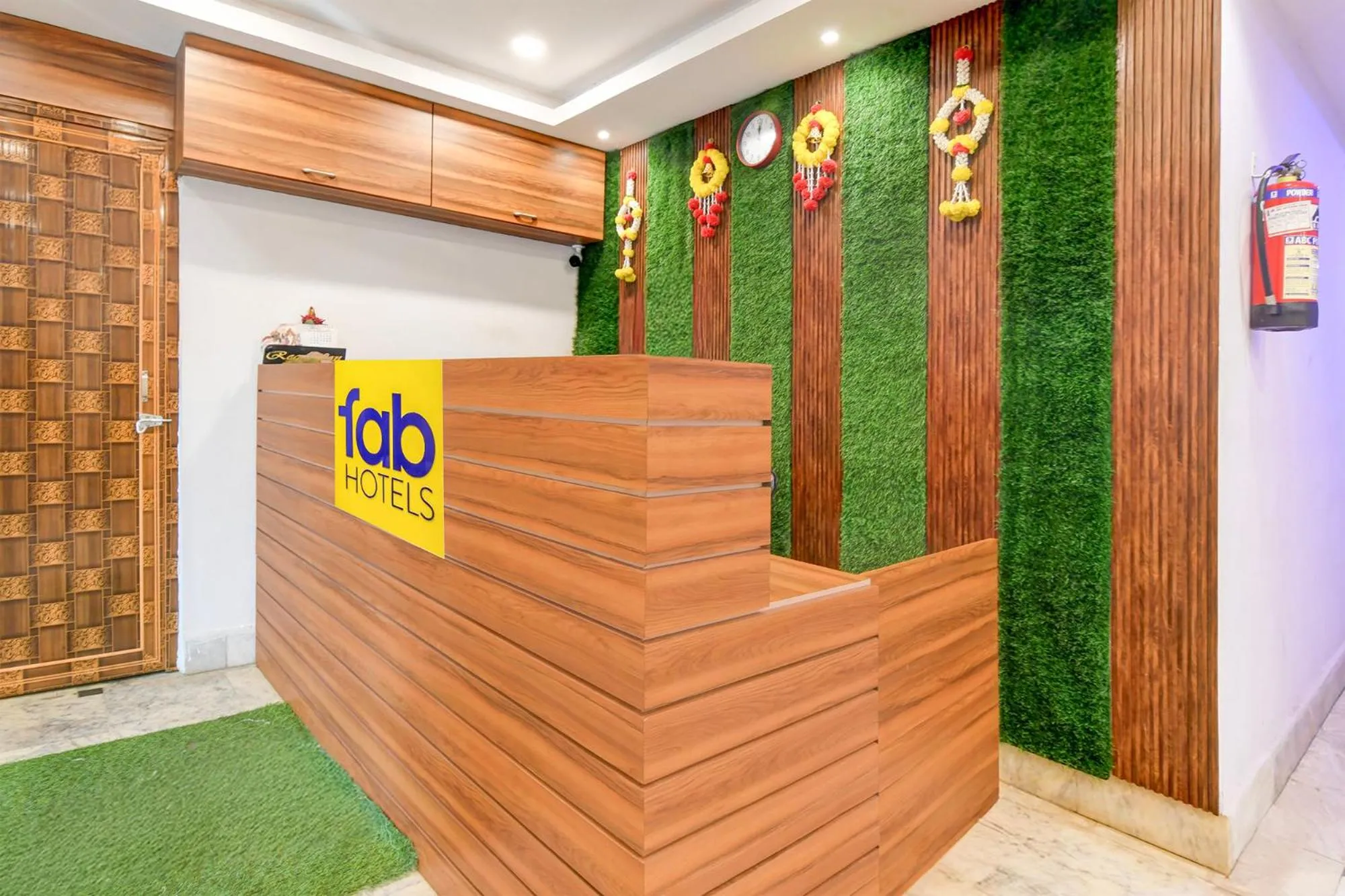 Lobby or reception in FabHotel Seven Inn