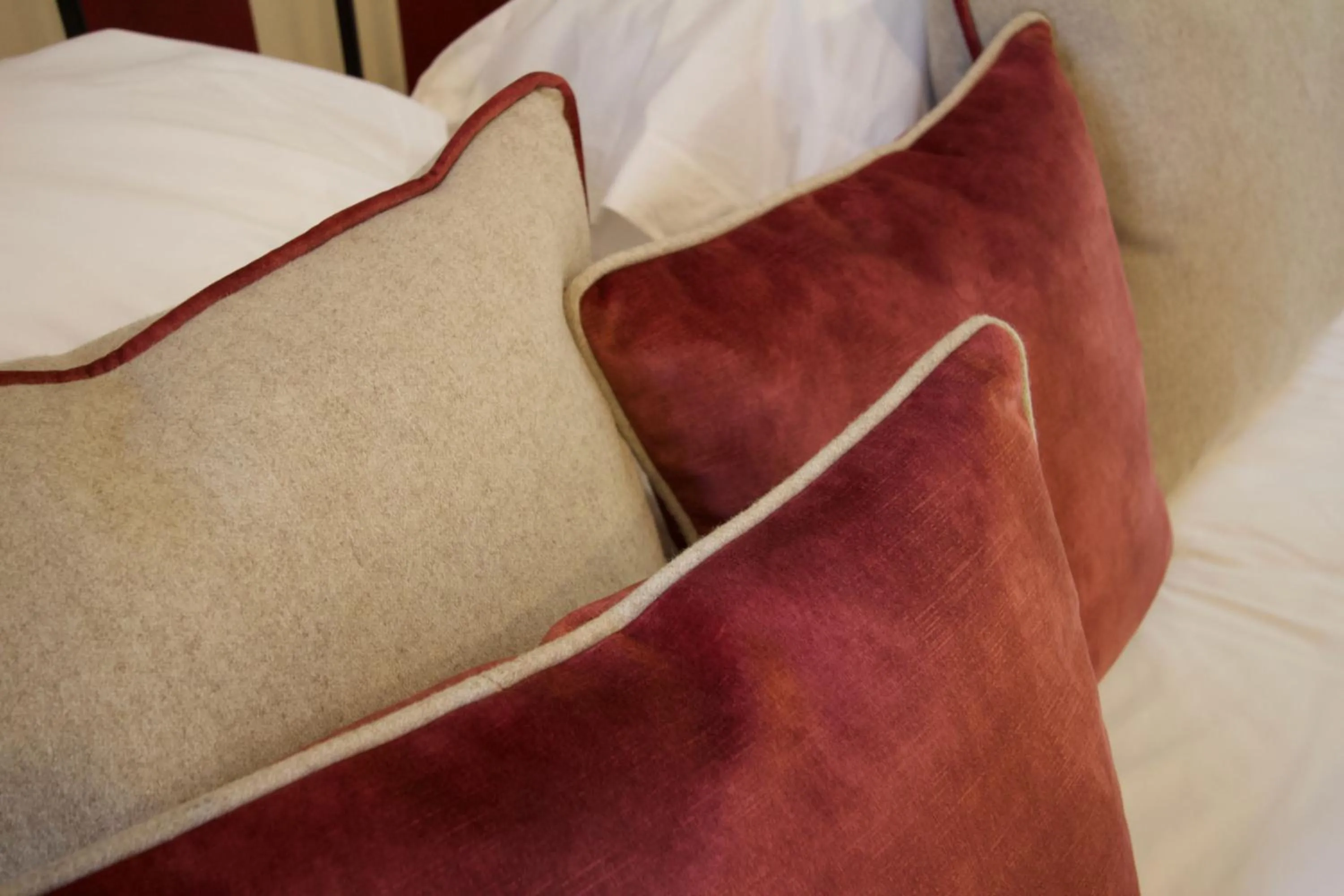 Decorative detail, Bed in Chestnuts House Boutique B&B