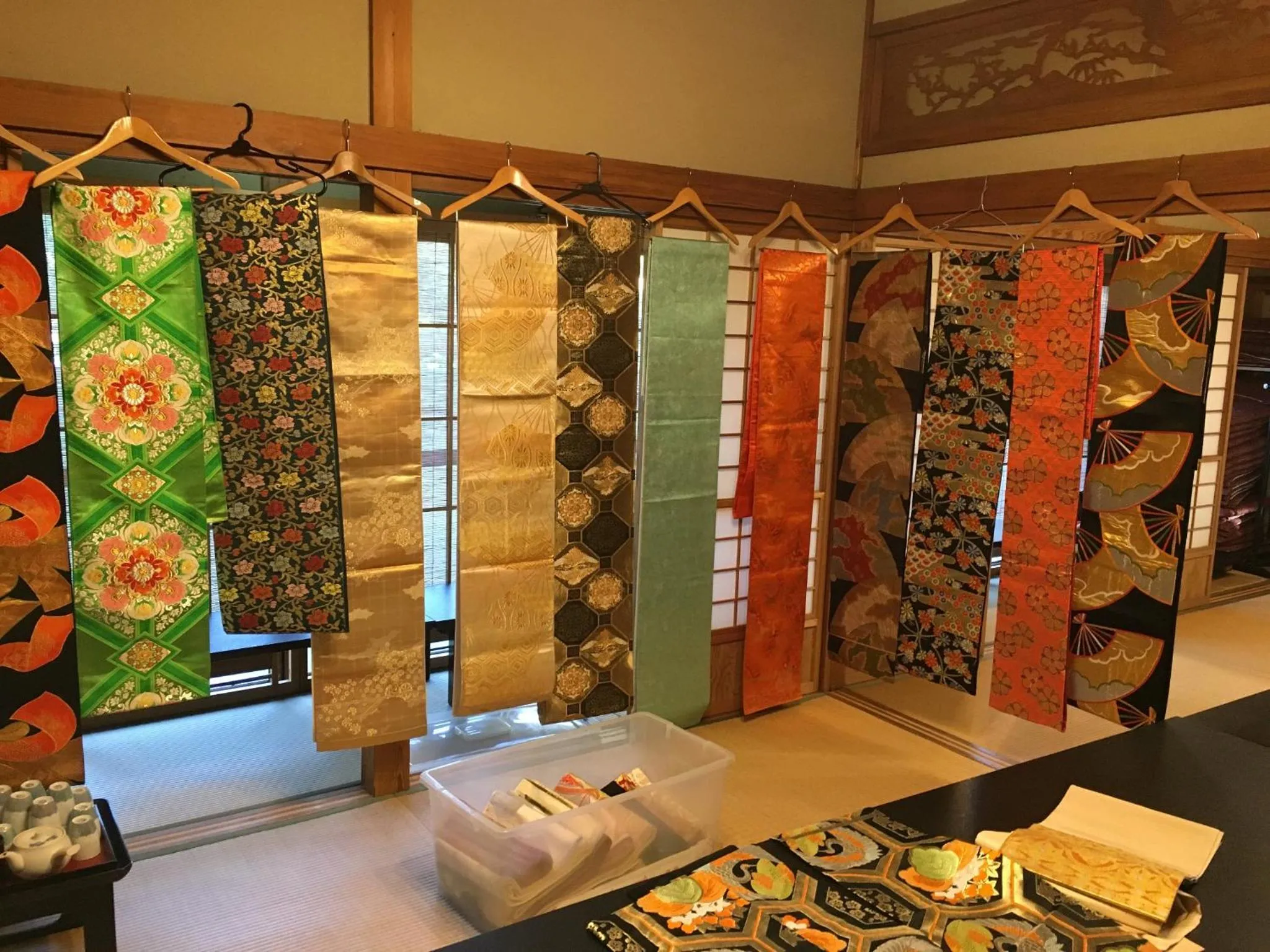 Decorative detail in Masugataya Ryokan