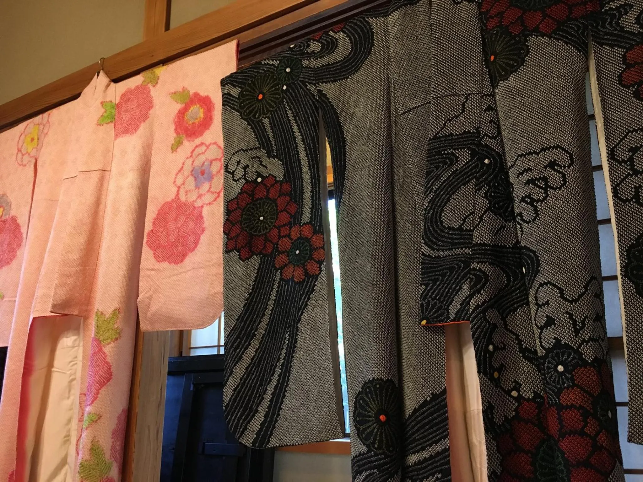 Decorative detail in Masugataya Ryokan