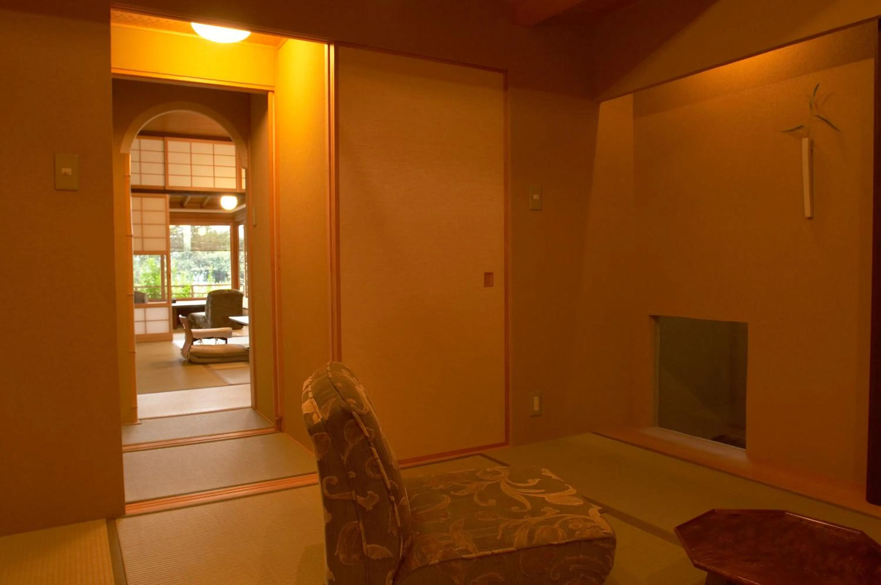 Seating area in Sekitei