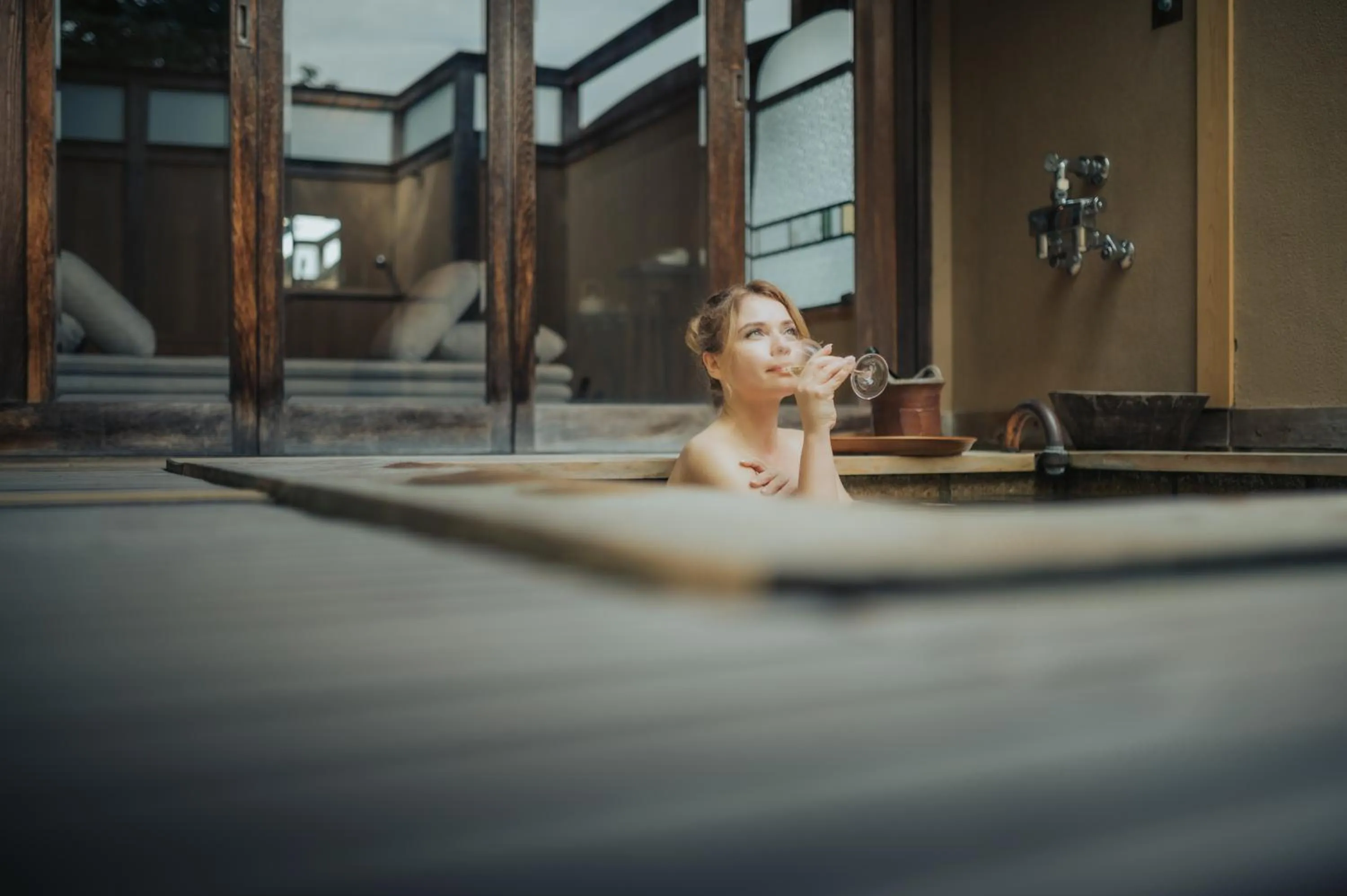 Hot Spring Bath in Sekitei