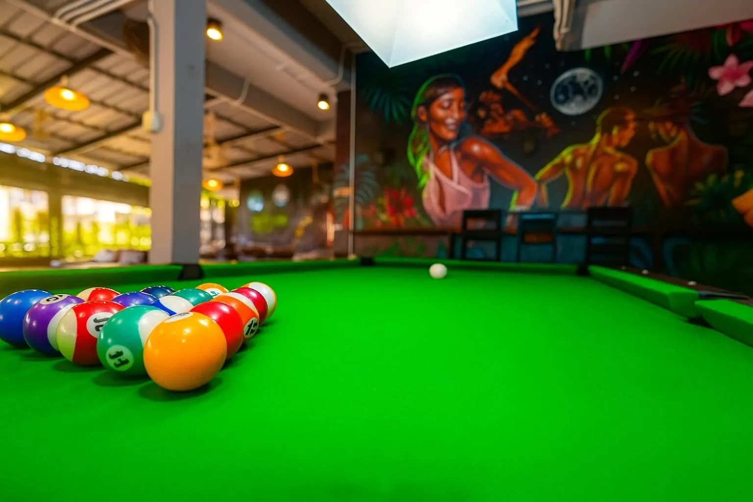 Billiard in Eclipse Hostel and Bar