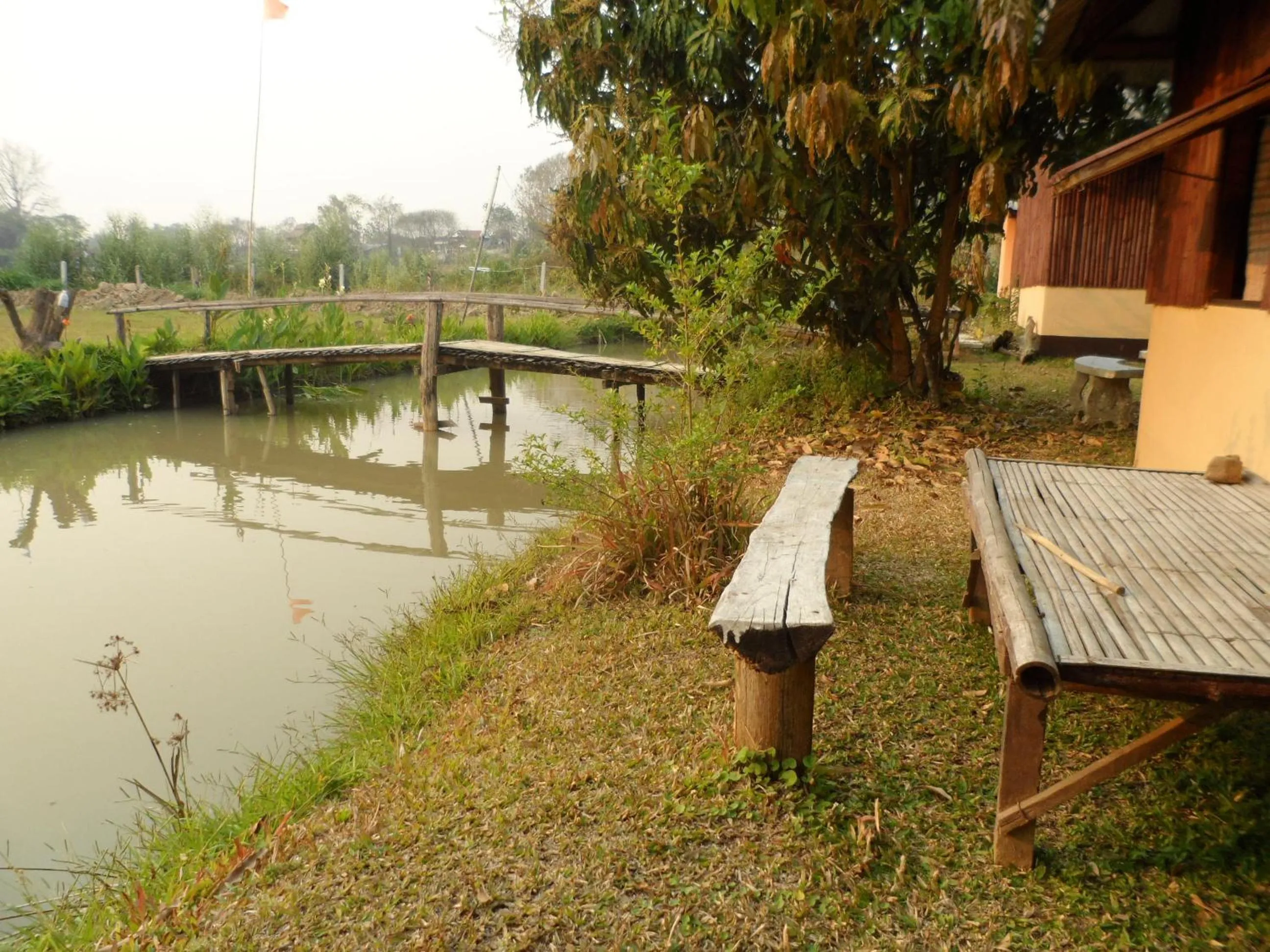 River view in Rainbow House Pai
