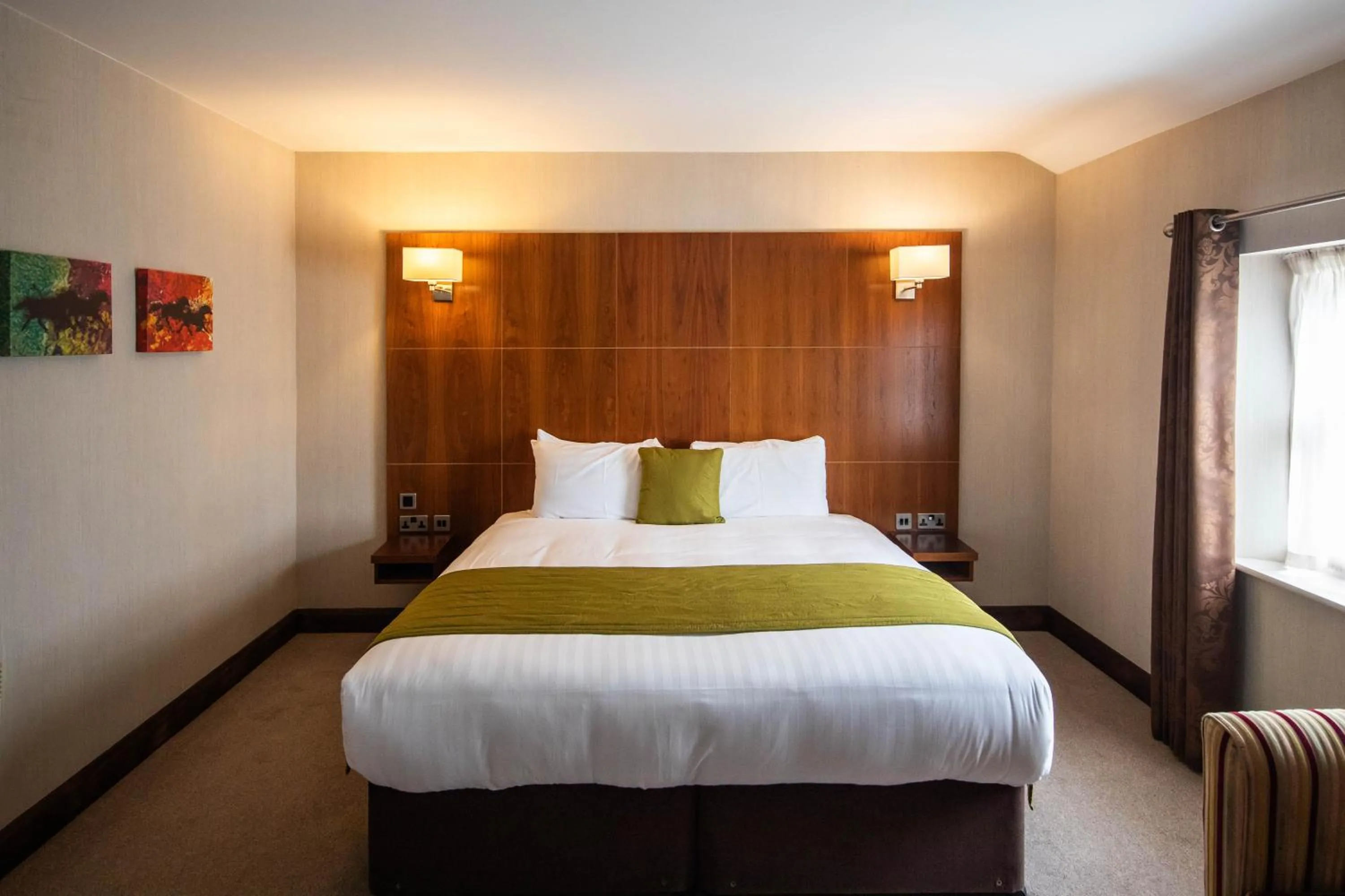 Bed in Owston Hall Hotel