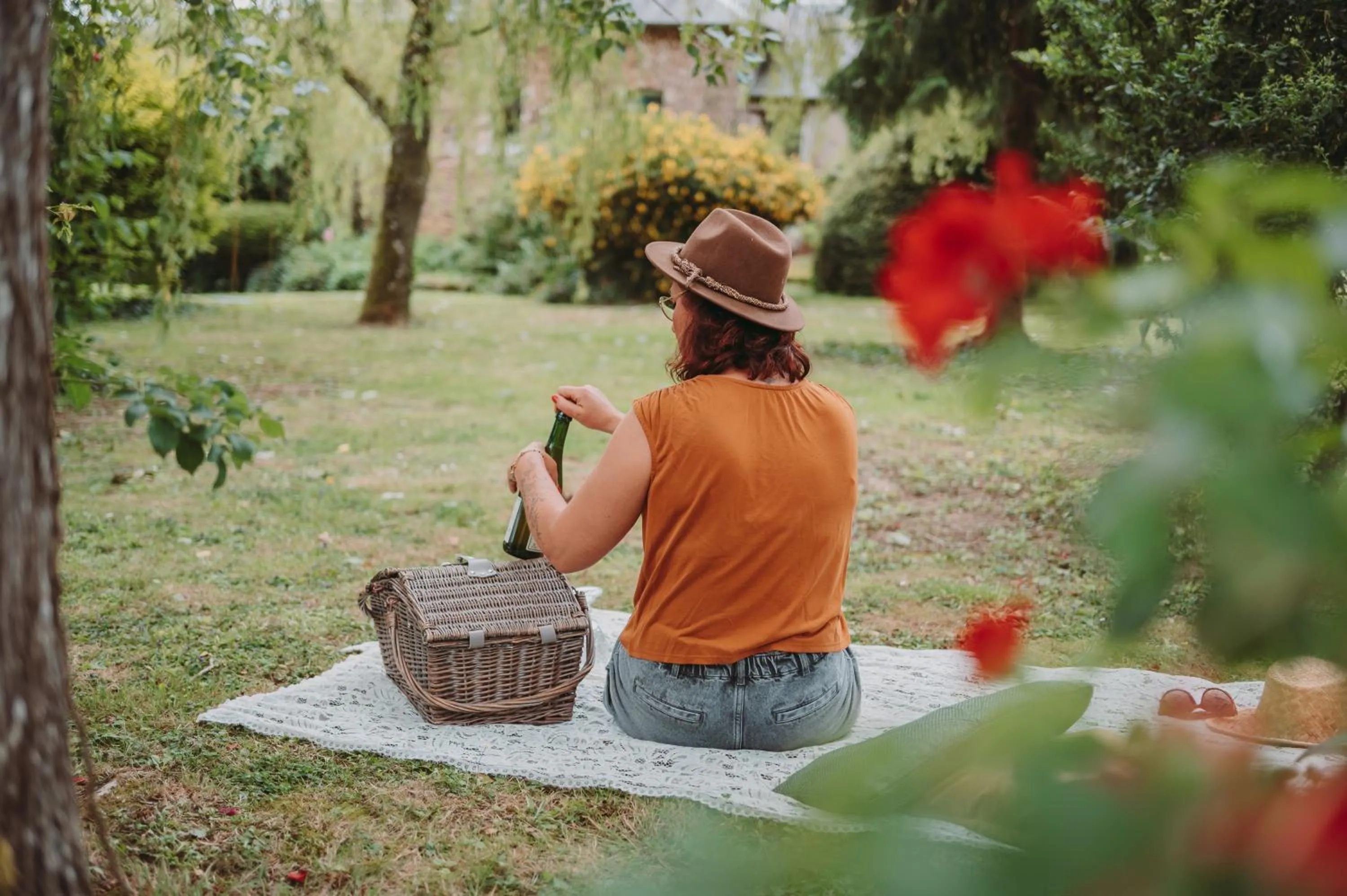 Garden in Domaine de la Fauvriere