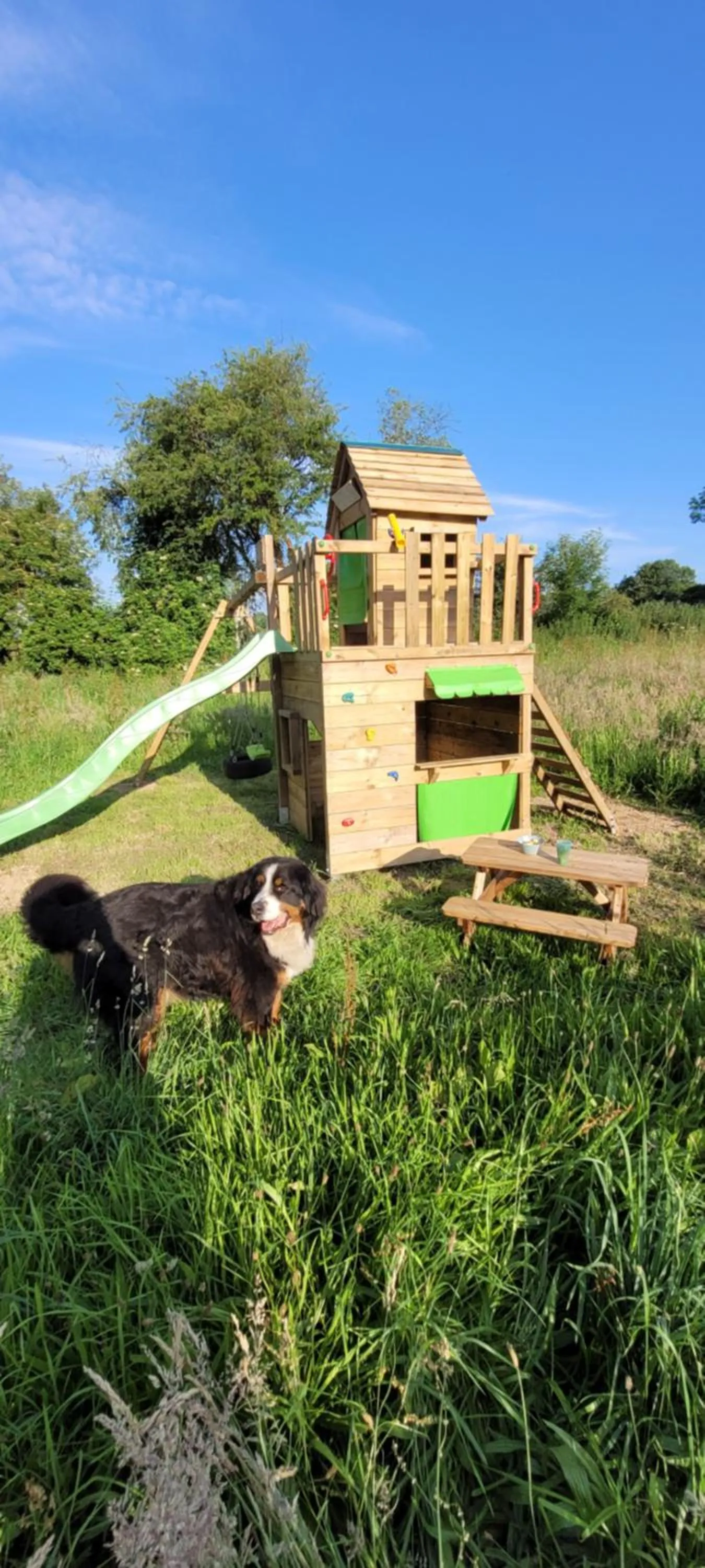 Children play ground in Domaine de la Fauvriere