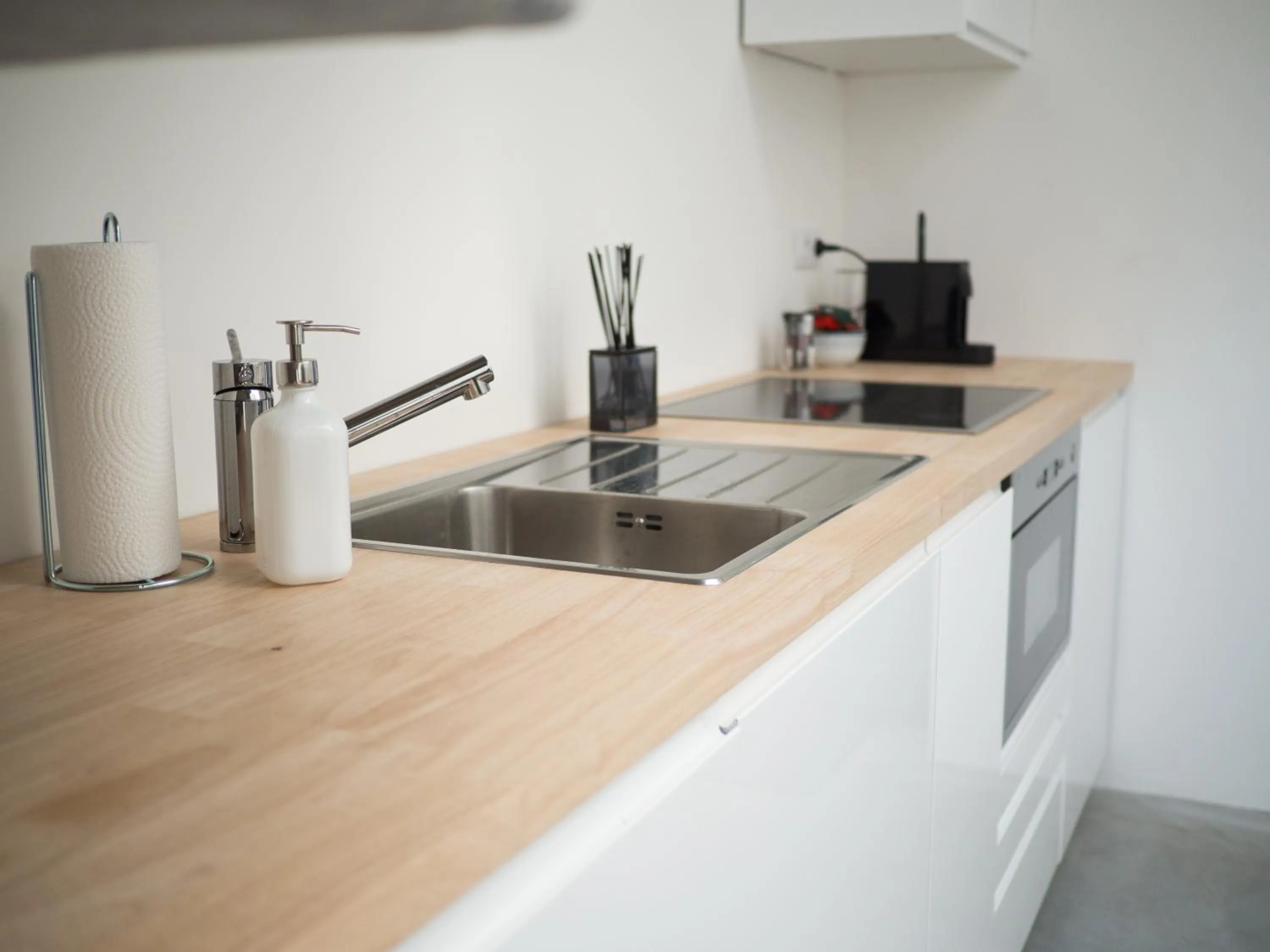 Communal kitchen in Au jardin des Vennes