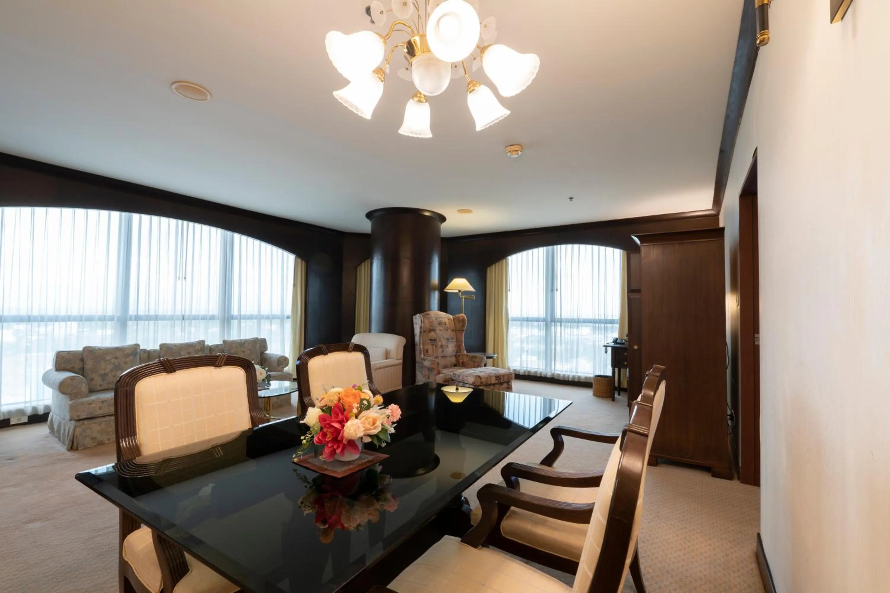 Living room in The Twin Lotus Hotel