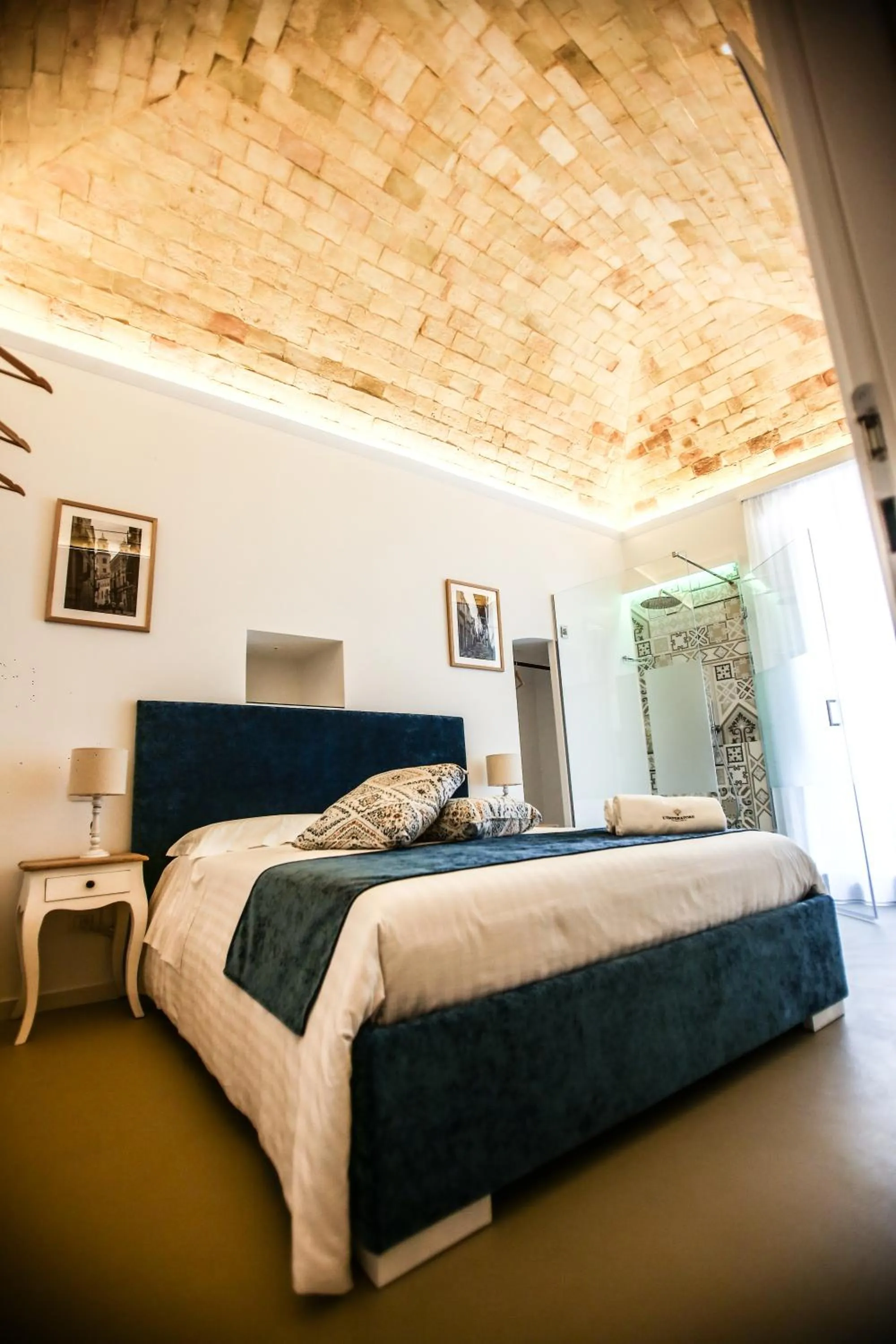 Bed in L'IMPERATORE Relax & Charme