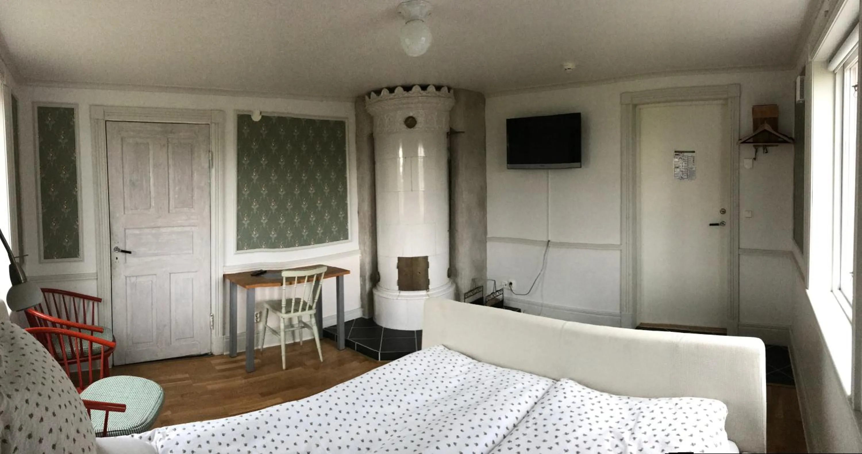 Bed in Mamma Carinas Pensionat B&B