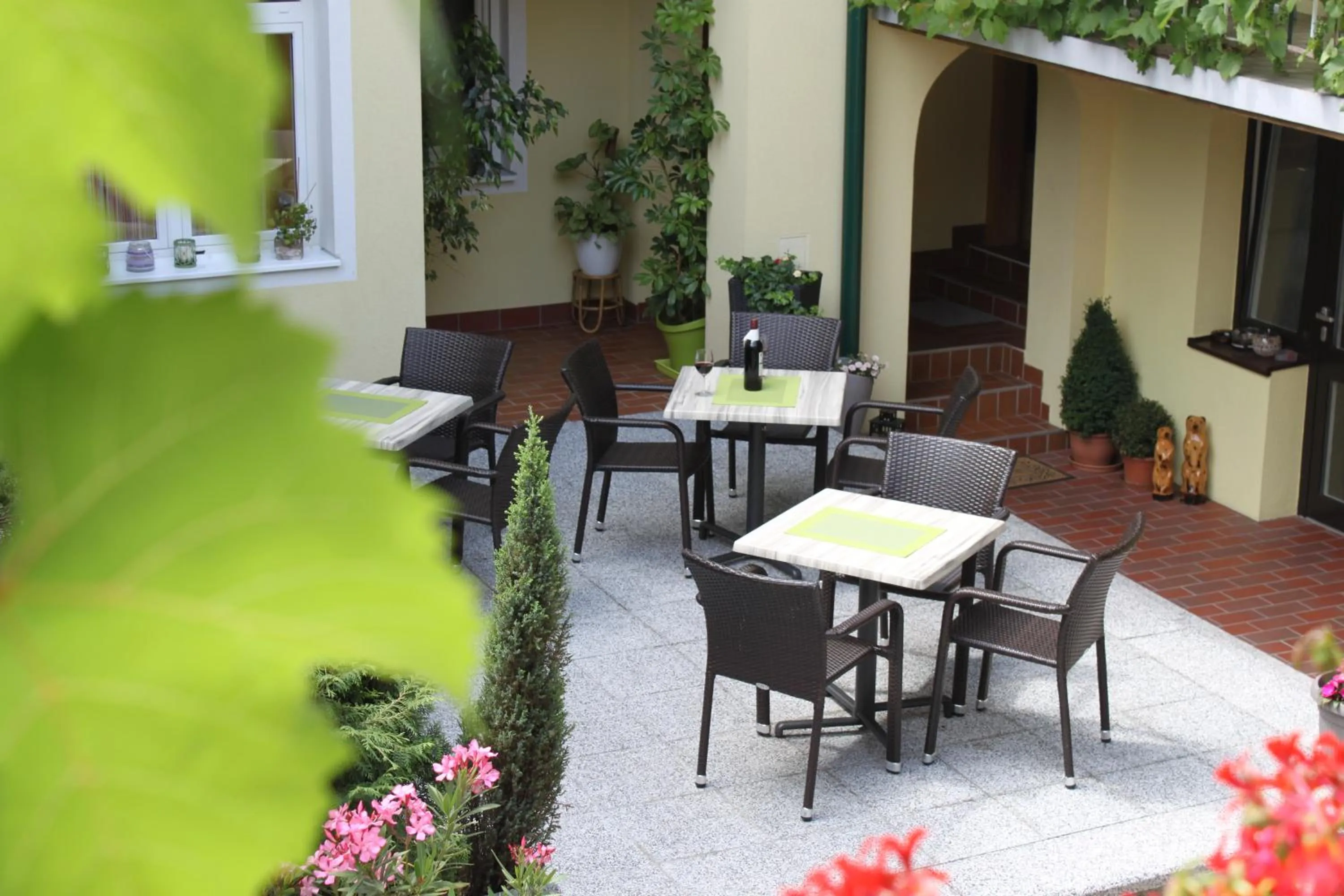 Patio in Pension Peterhof