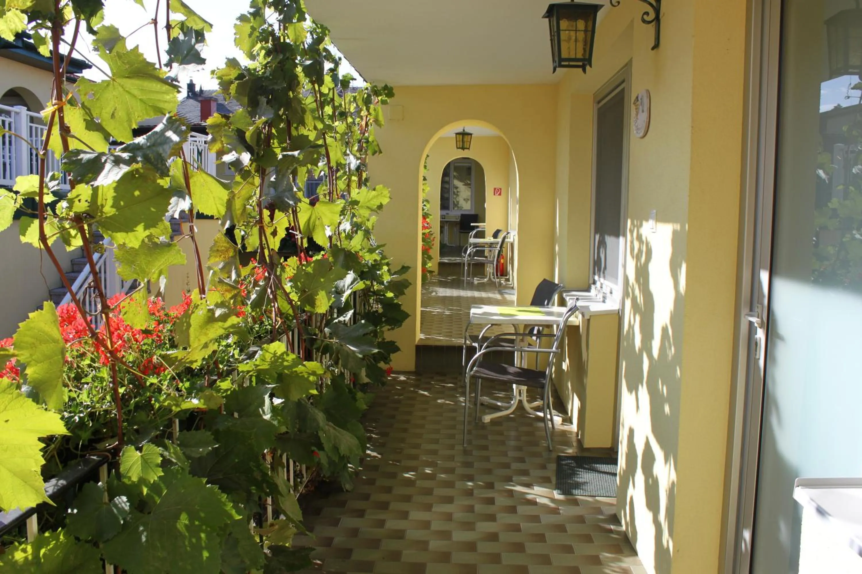 Patio in Pension Peterhof