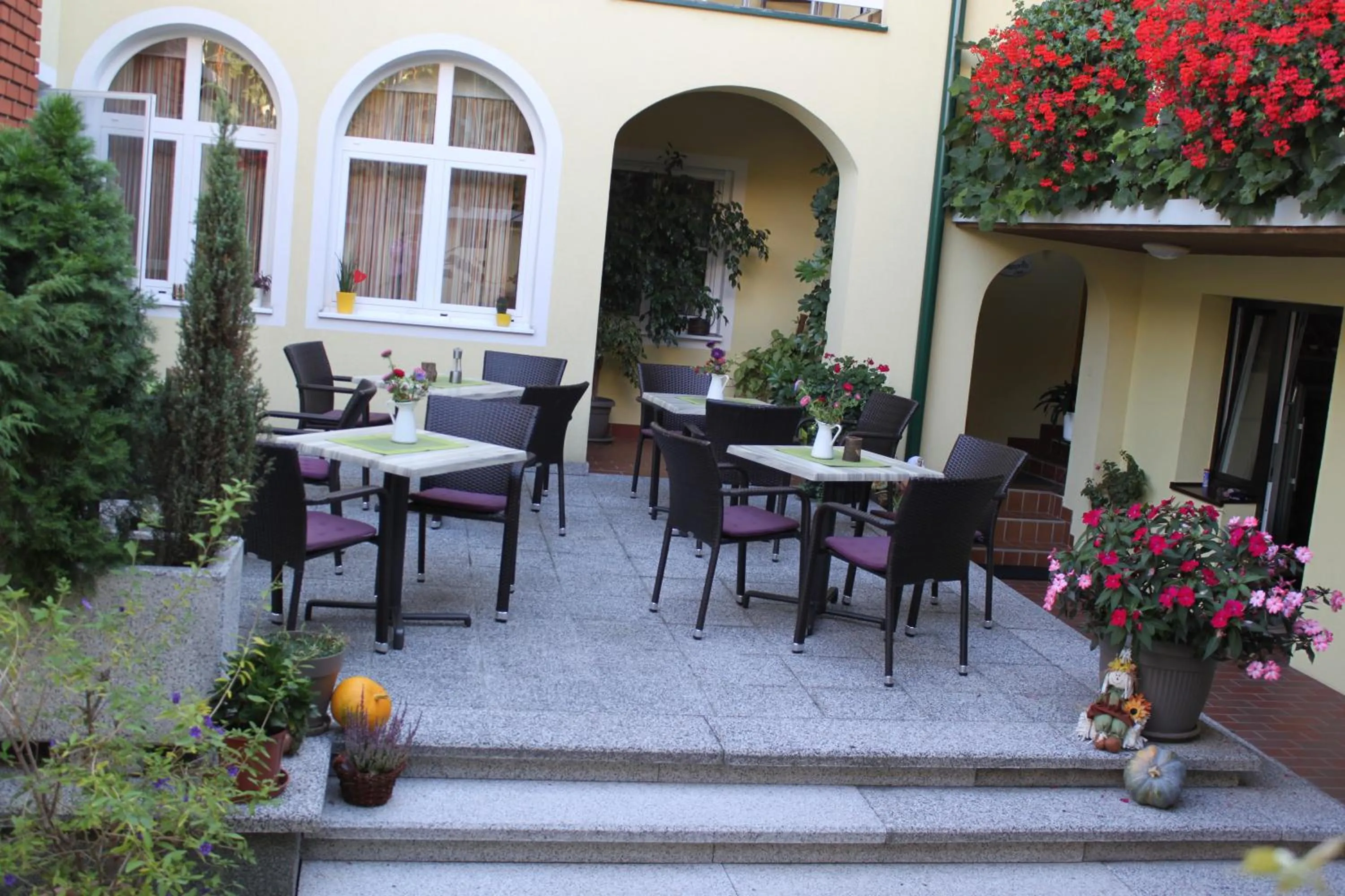Patio in Pension Peterhof