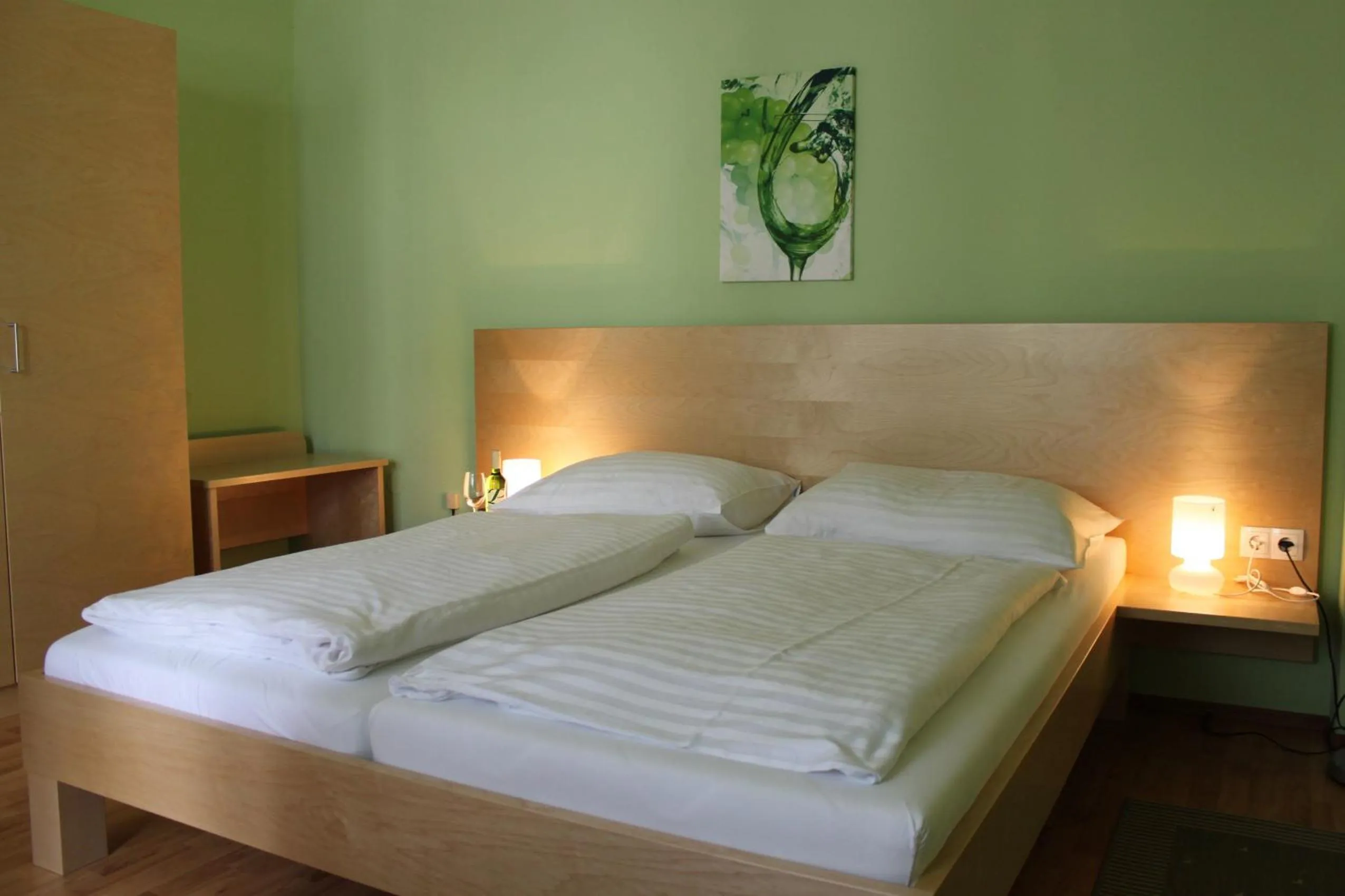 Bed in Pension Peterhof