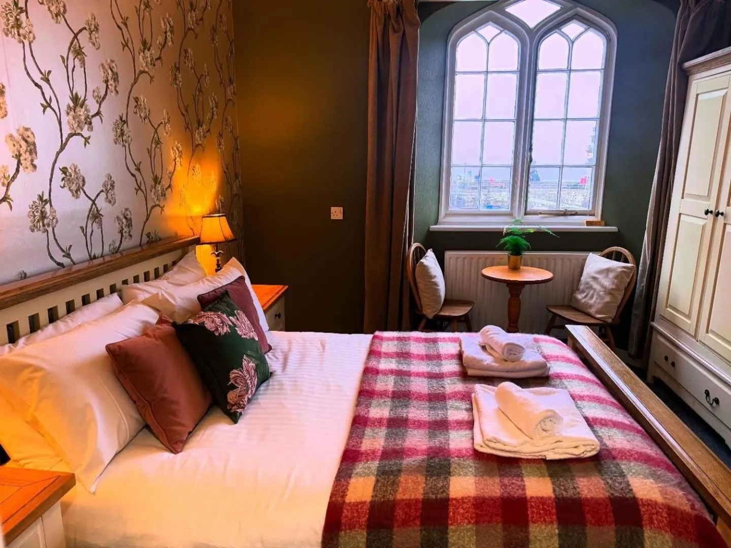 Bed in Rock House Hotel