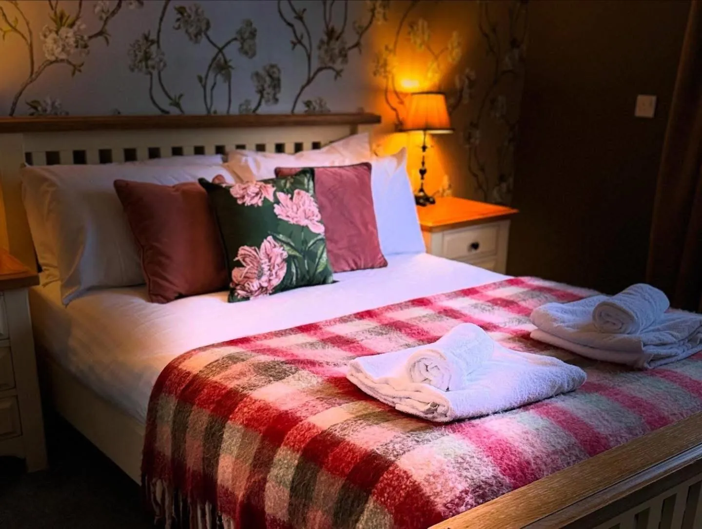 Bed in Rock House Hotel