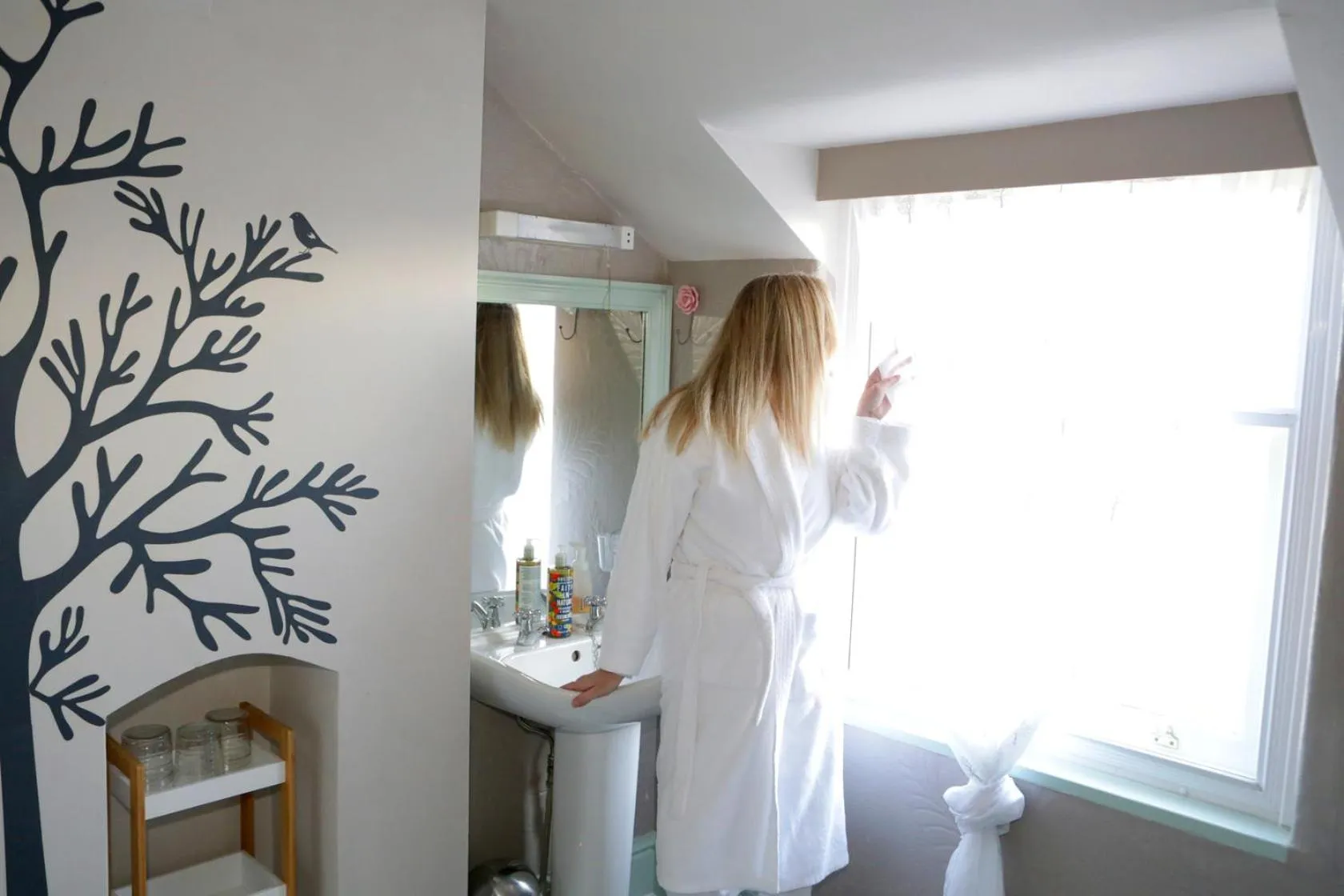 Bathroom in Bryn Woodlands House