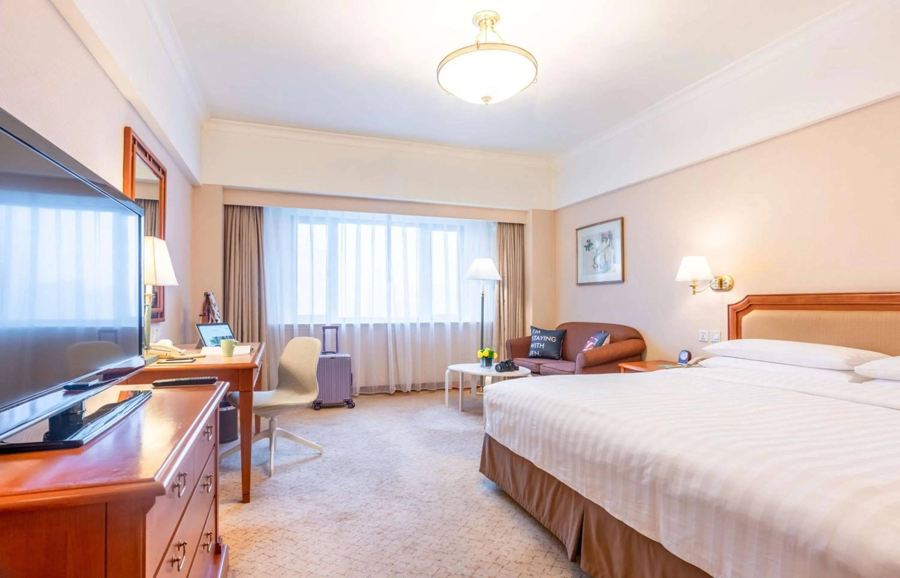 Photo of the whole room, Bed in JEN Shenyang by Shangri-La