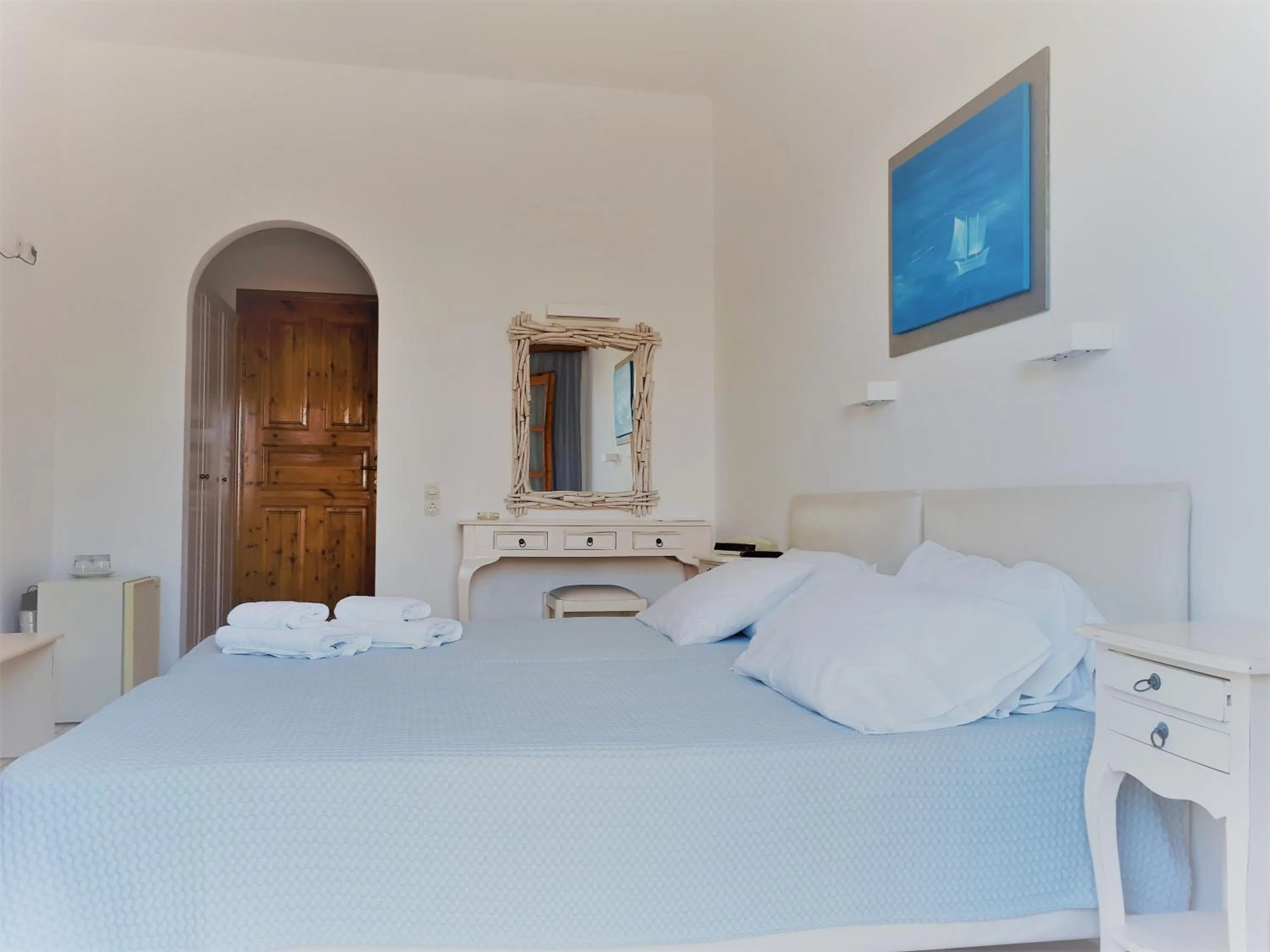 Bed in Hotel Charissi