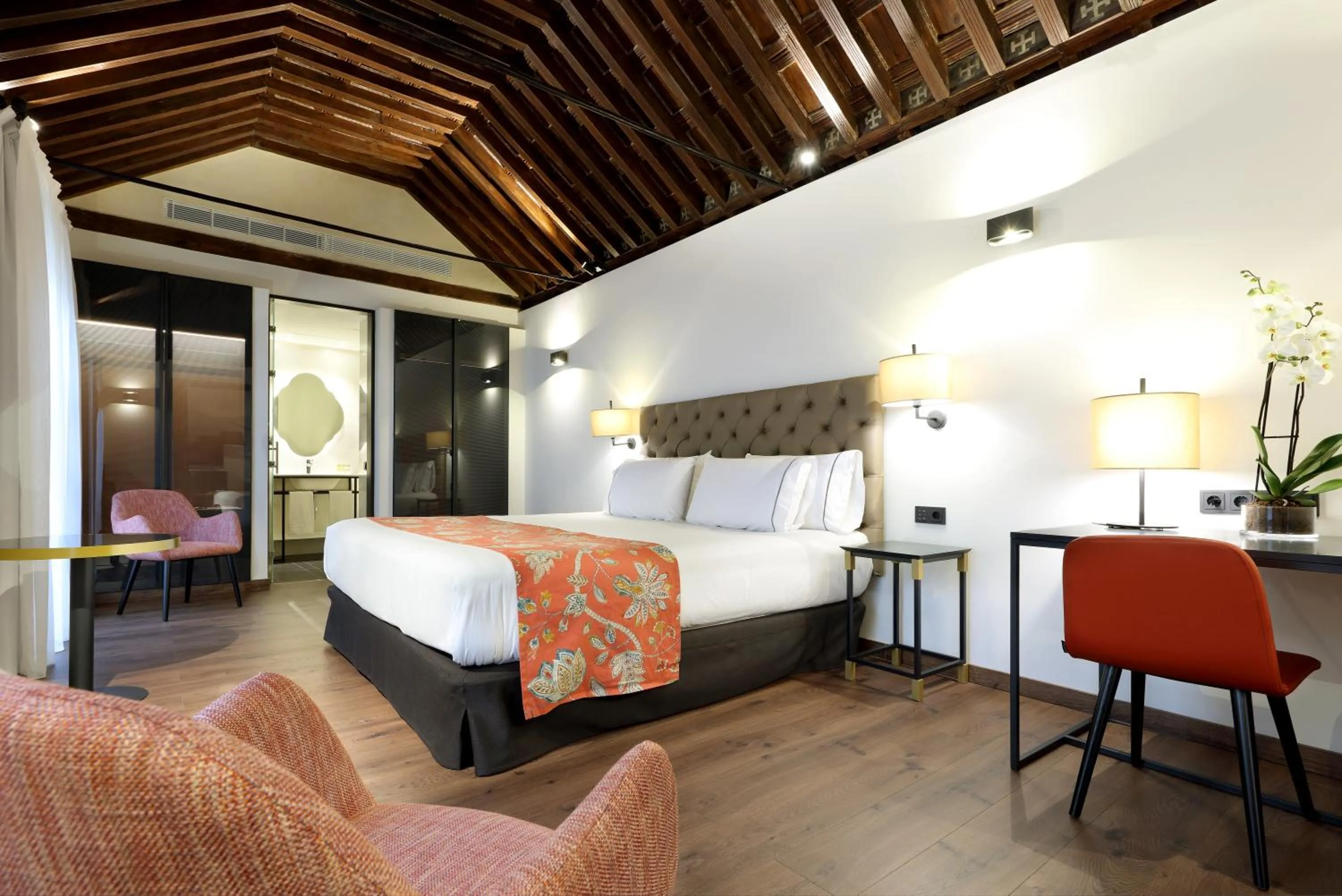 Decorative detail, Bed in Áurea Catedral by Eurostars Hotel Company