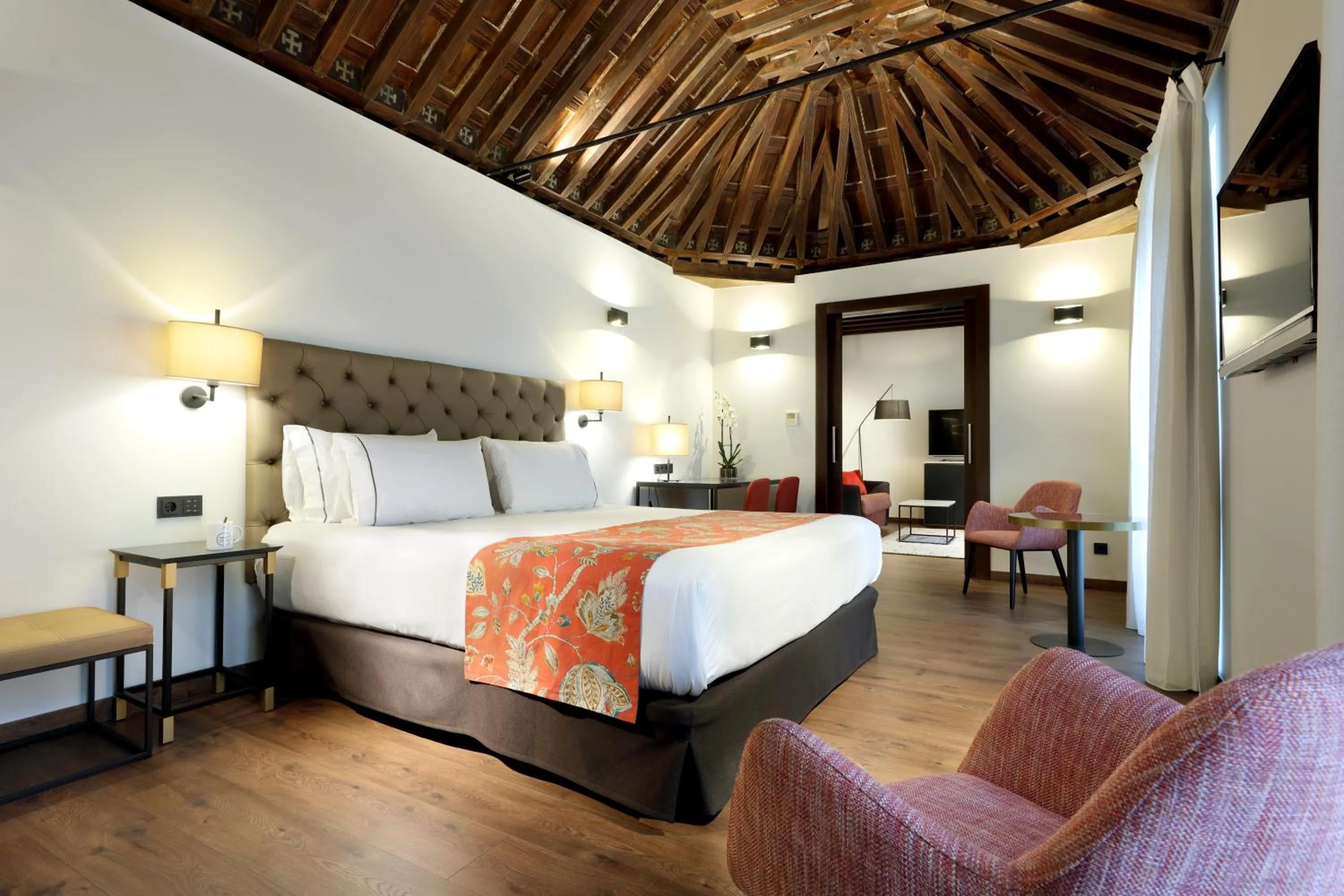 Decorative detail, Bed in Áurea Catedral by Eurostars Hotel Company