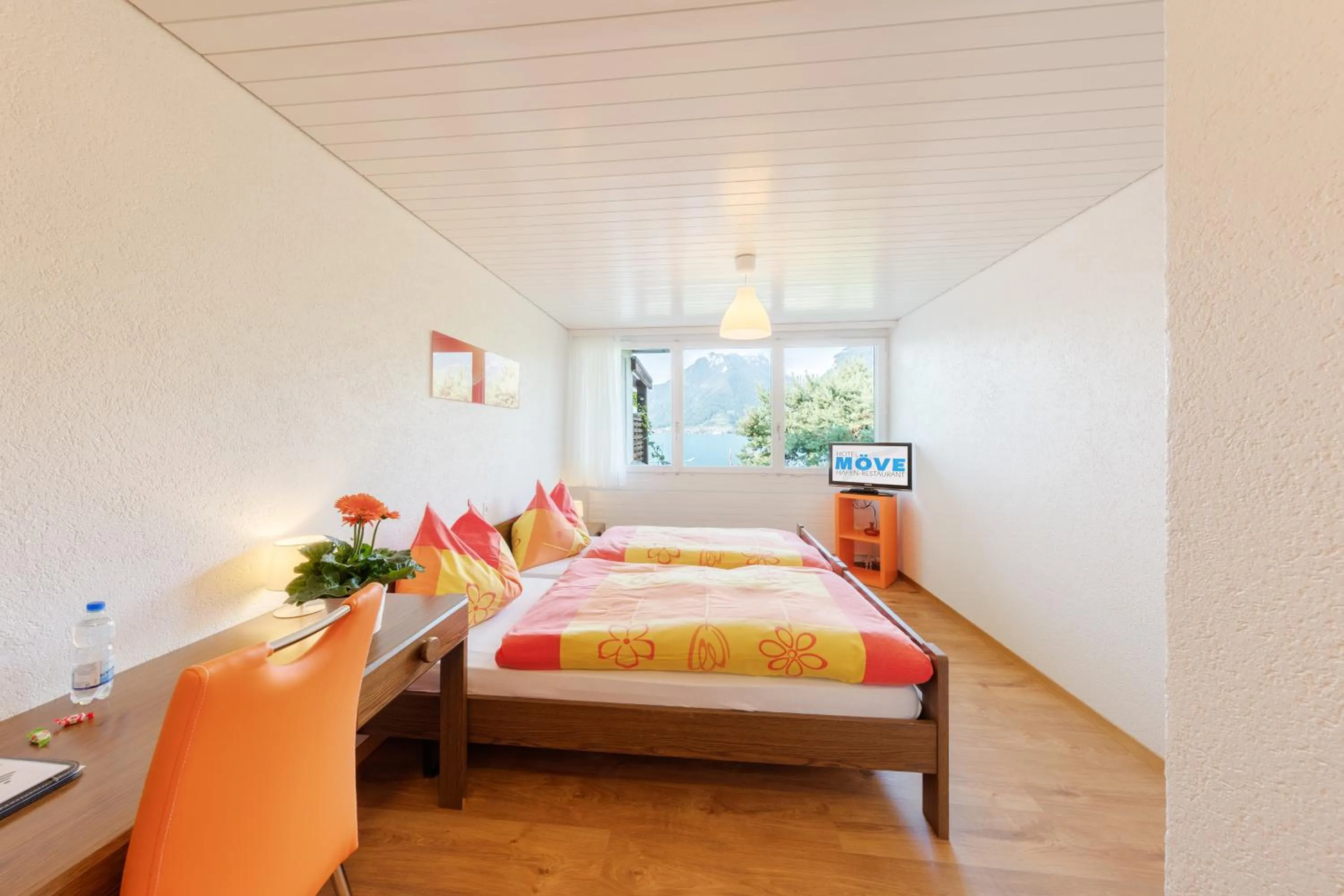 Bed in Hotel Restaurant Möve