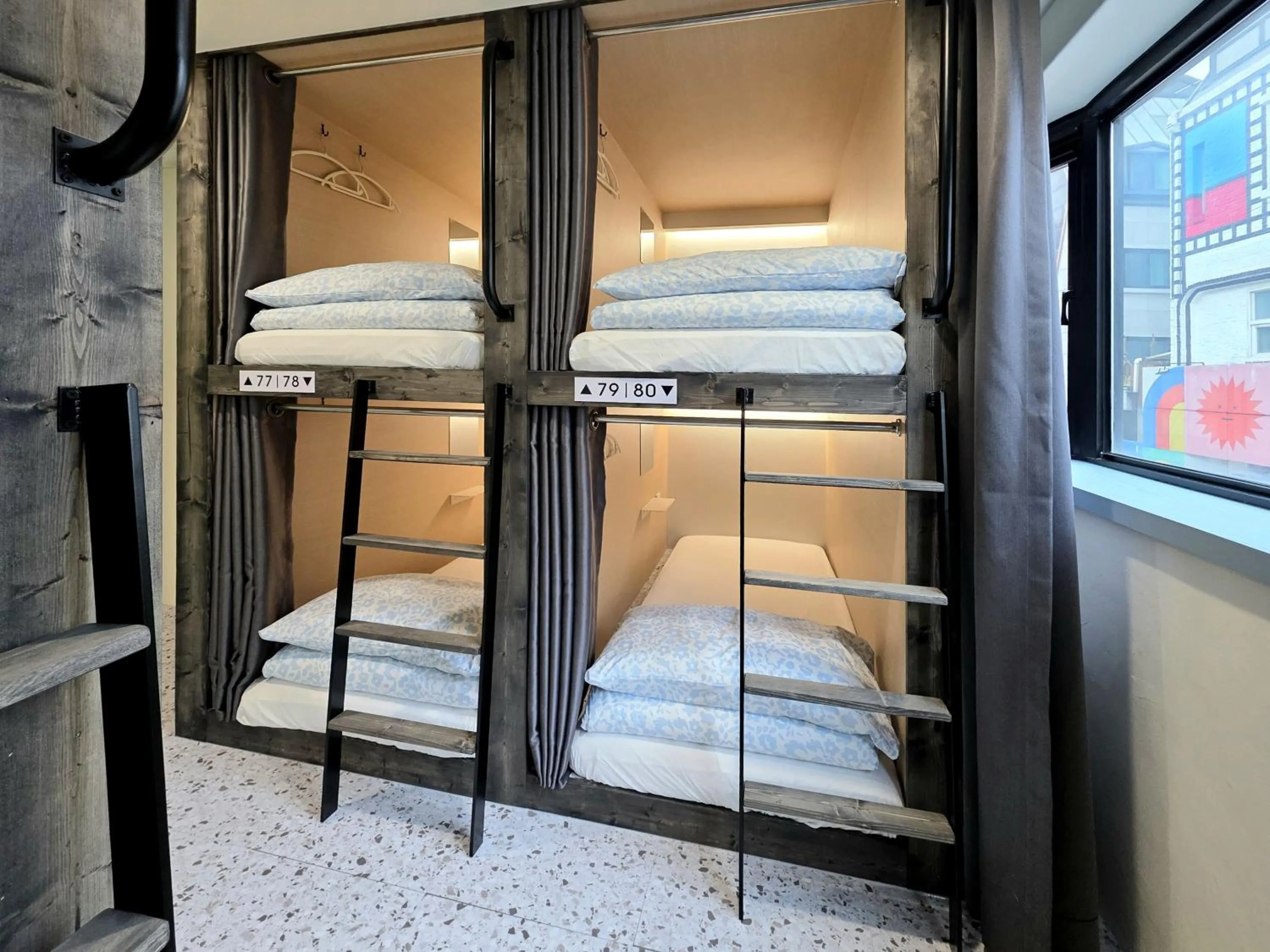 Bed in The Cube Hotel